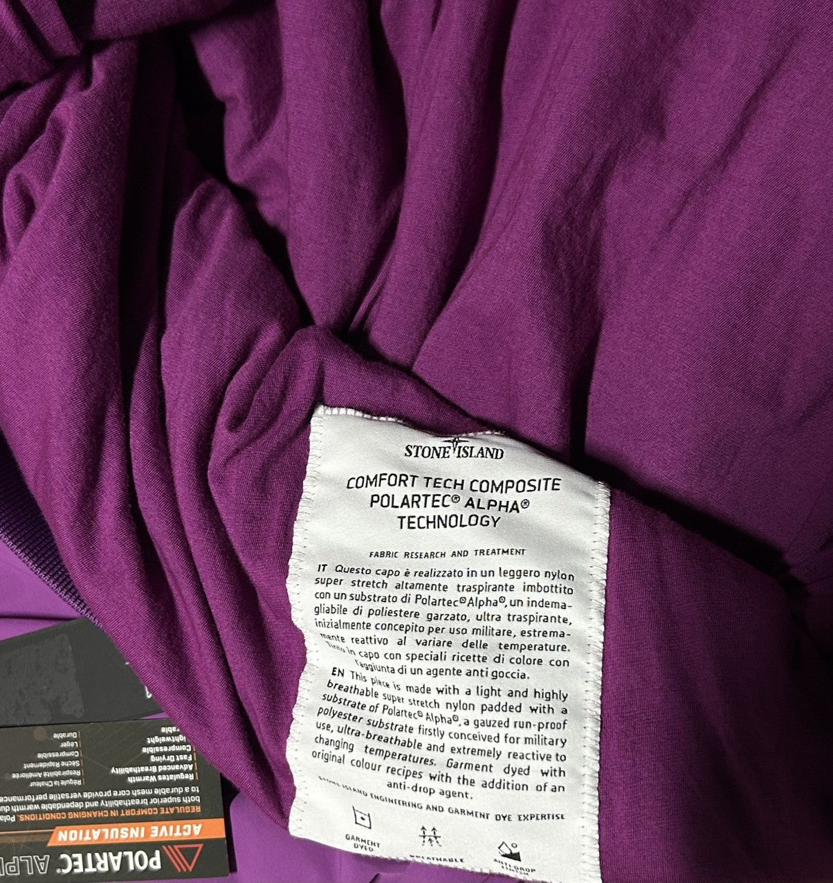 Stone Island STONE ISLAND COMFORT TECH COMPOSITE POLARTEC ALPHA JACKET Size US M / EU 48-50 / 2 - 8 Thumbnail