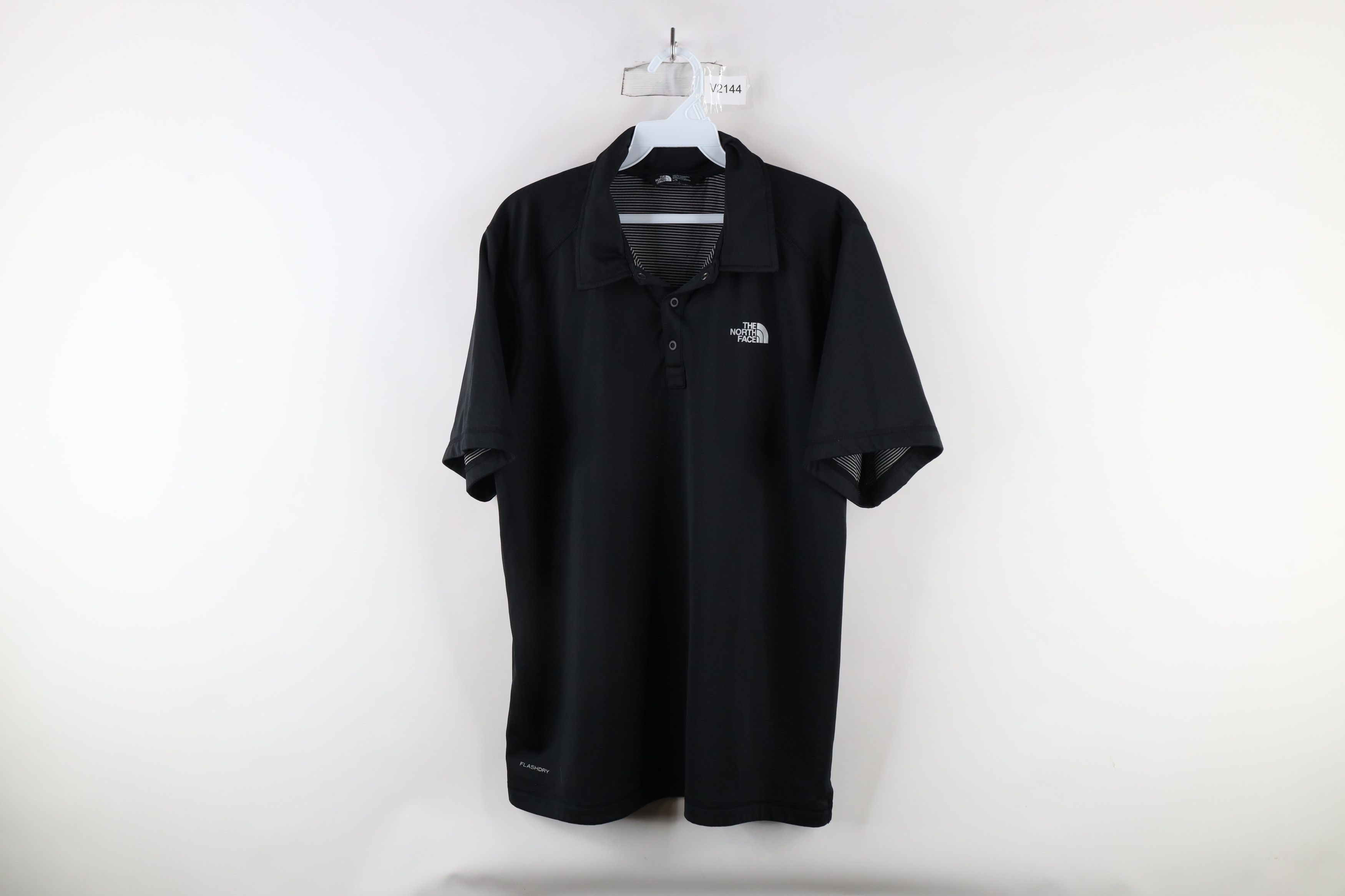 The North Face × Vintage The North Face FlashDry Short Sleeve Collared Golf Polo Size US L / EU 52-54 / 3 - 1 Thumbnail