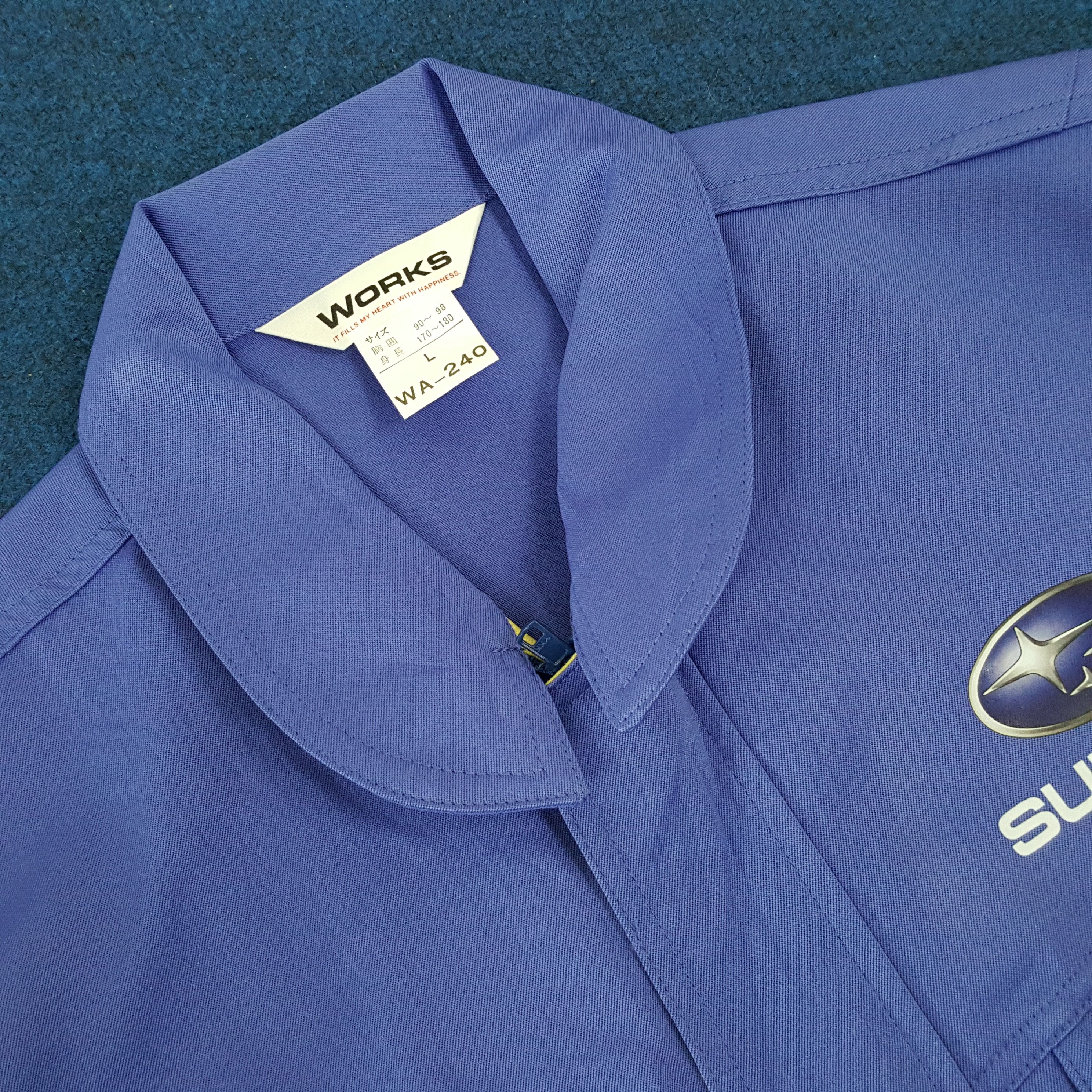 Japanese Brand × Vintage Vintage SUBARU Japanese Motorsports Racing Team Jacket Size US L / EU 52-54 / 3 - 6 Thumbnail