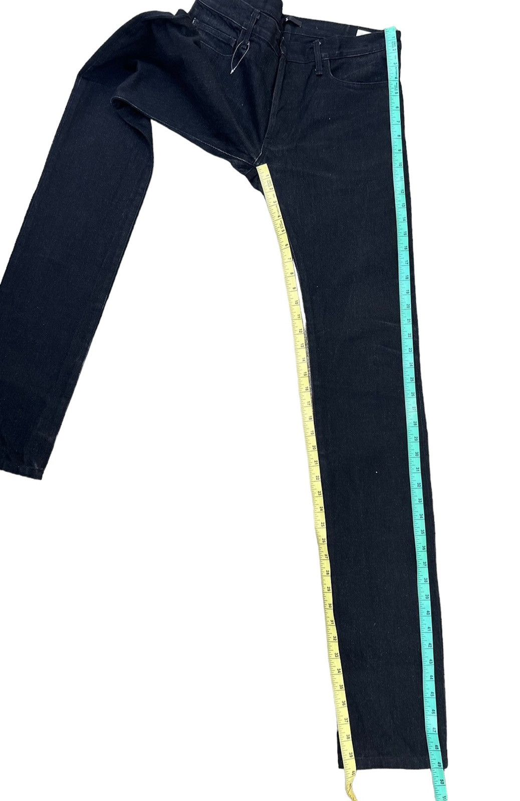 Vintage S’exprimer by Yuta Readymade Japan Black Denim Stacked Jeans Size US 30 / EU 46 - 5 Thumbnail
