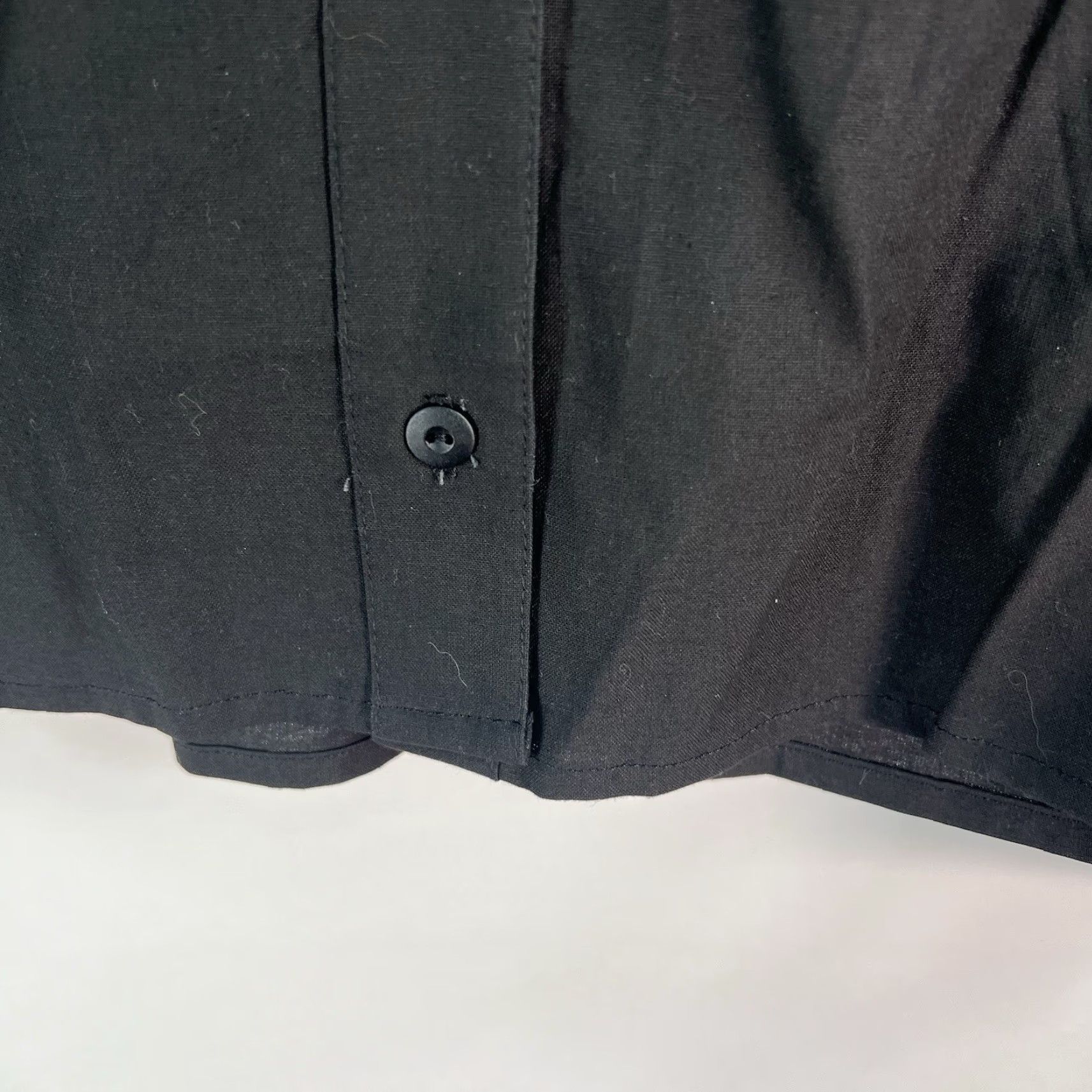 Vintage VINTAGE Escargot Women’s Western Bedazzled Shirt SZ M Black by Jean Dunham Size M / US 6-8 / IT 42-44 - 3 Thumbnail