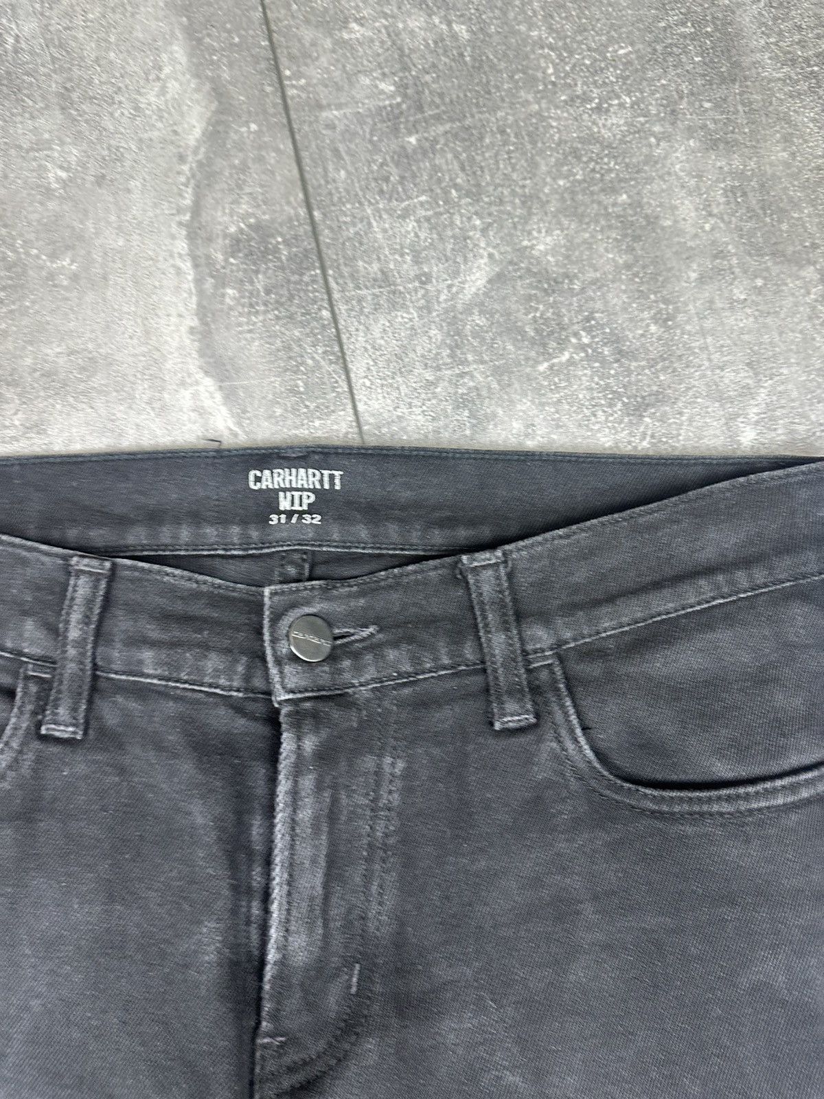 Carhartt Carhartt Wip Denim Black Jeans Pants Size US 31 - 8 Thumbnail