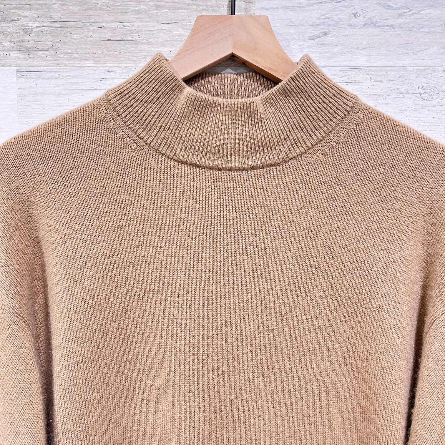 Other Scotland Made 100% Pure Cashmere Mockneck Sweater Raglan L Size US L / EU 52-54 / 3 - 2 Thumbnail