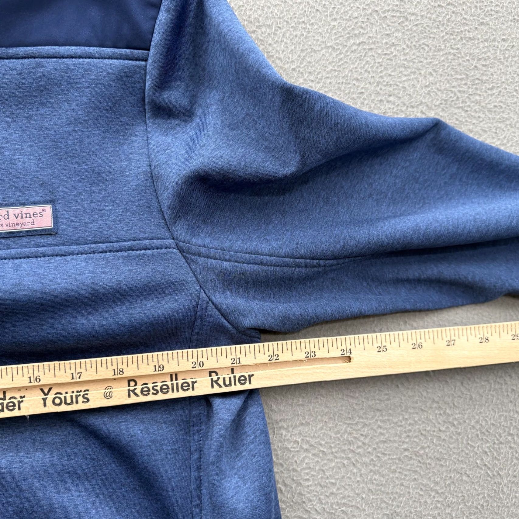 Vineyard Vines Vineyard Vines Sweatshirt Mens M Blue 1/4 Zip Mock Neck Fleece Pullover Size US M / EU 48-50 / 2 - 4 Thumbnail