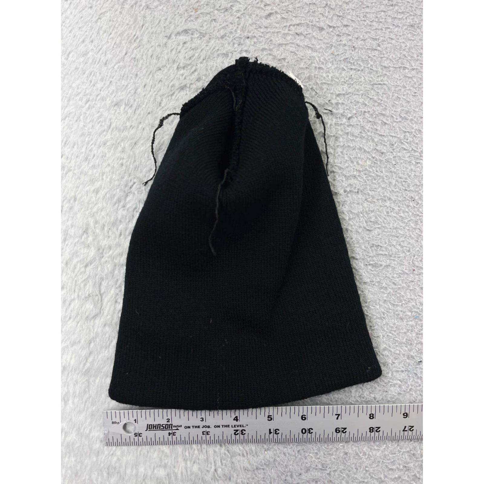 Vintage Beanie Toque Adult One Size Black 100% Acrylic Skate Skater Skateboard Hat/Cap Mens Beanie Black 100% Acrylic Vintage No Size ONE SIZE - 4 Thumbnail