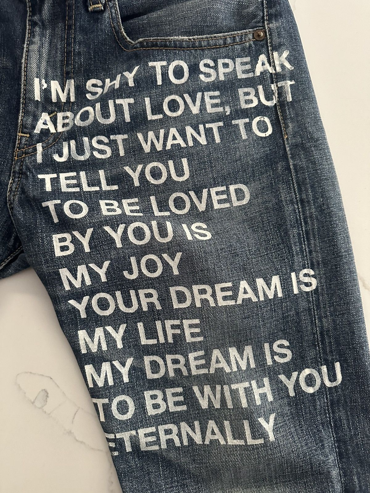 Junya Watanabe × Levi's Junya Watanabe Poem Denim 30x30 Size US 30 / EU 46 - 3 Thumbnail