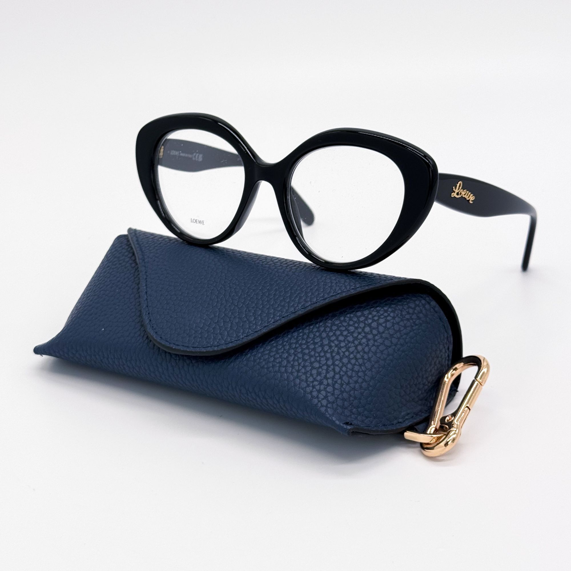 Loewe NEW LW50088I 001 WOMEN BLACK CAT EYE EYEGLASSES LOEWE Size ONE SIZE - 2 Thumbnail
