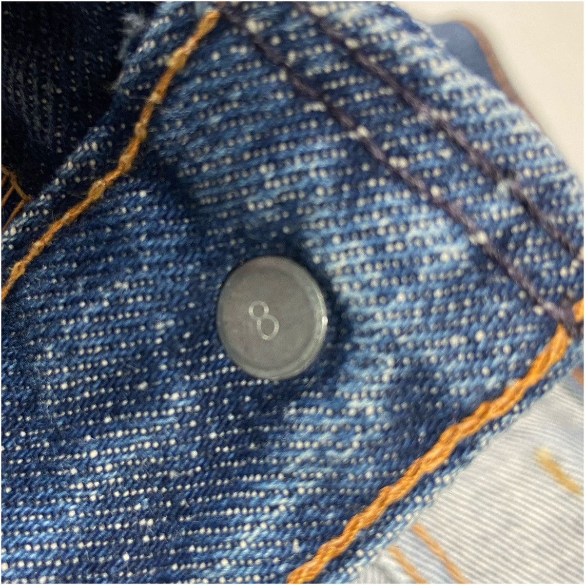 Levi's 1970–71 Levi’s 646 Jeans Big E Orange – Made in USA Size US 34 / EU 50 - 12 Thumbnail