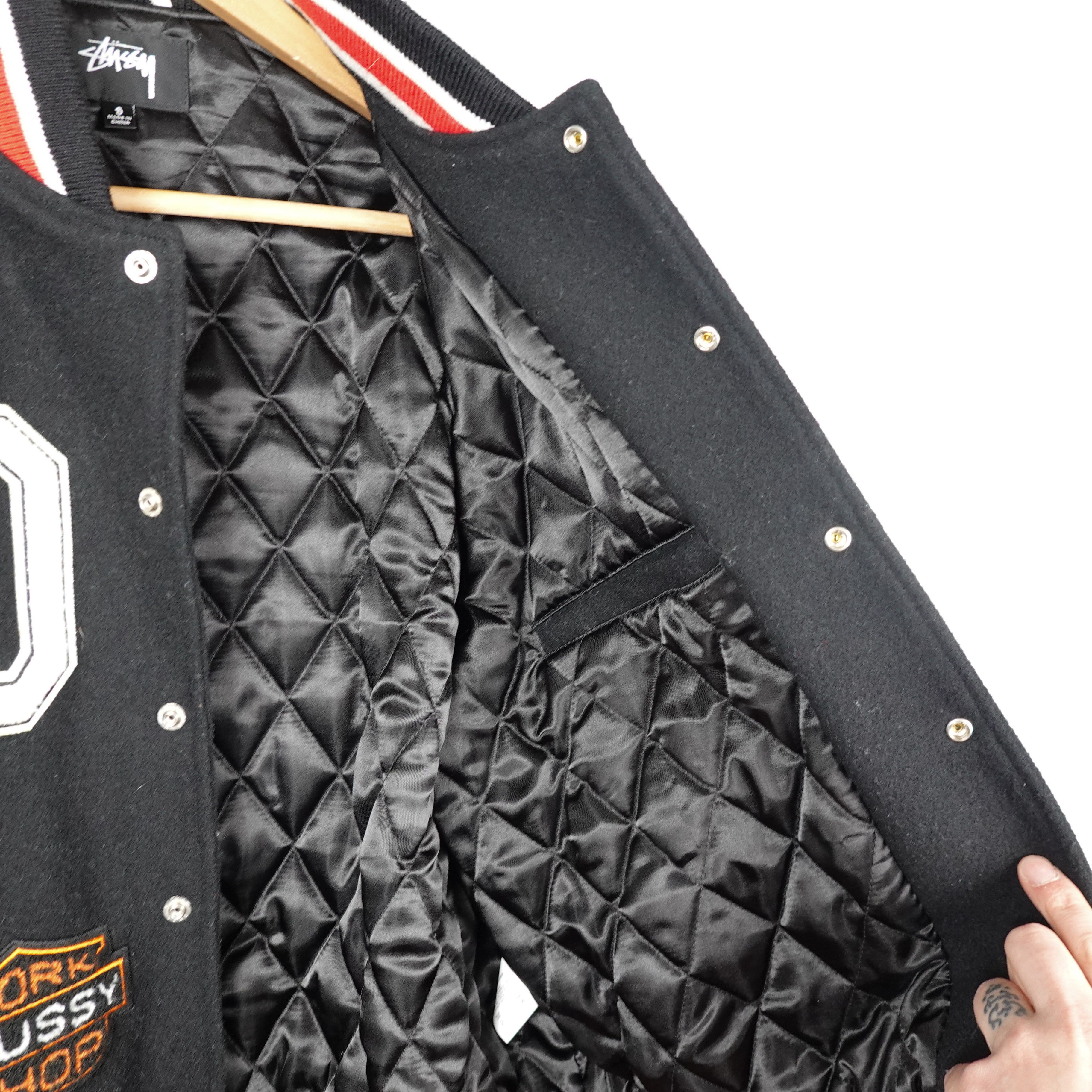 DENIM TEARS × Our Legacy × Stussy Stussy Denim Tears Our Legacy TTL Varsity Jacket - Size S Size US S / EU 44-46 / 1 - 9 Thumbnail