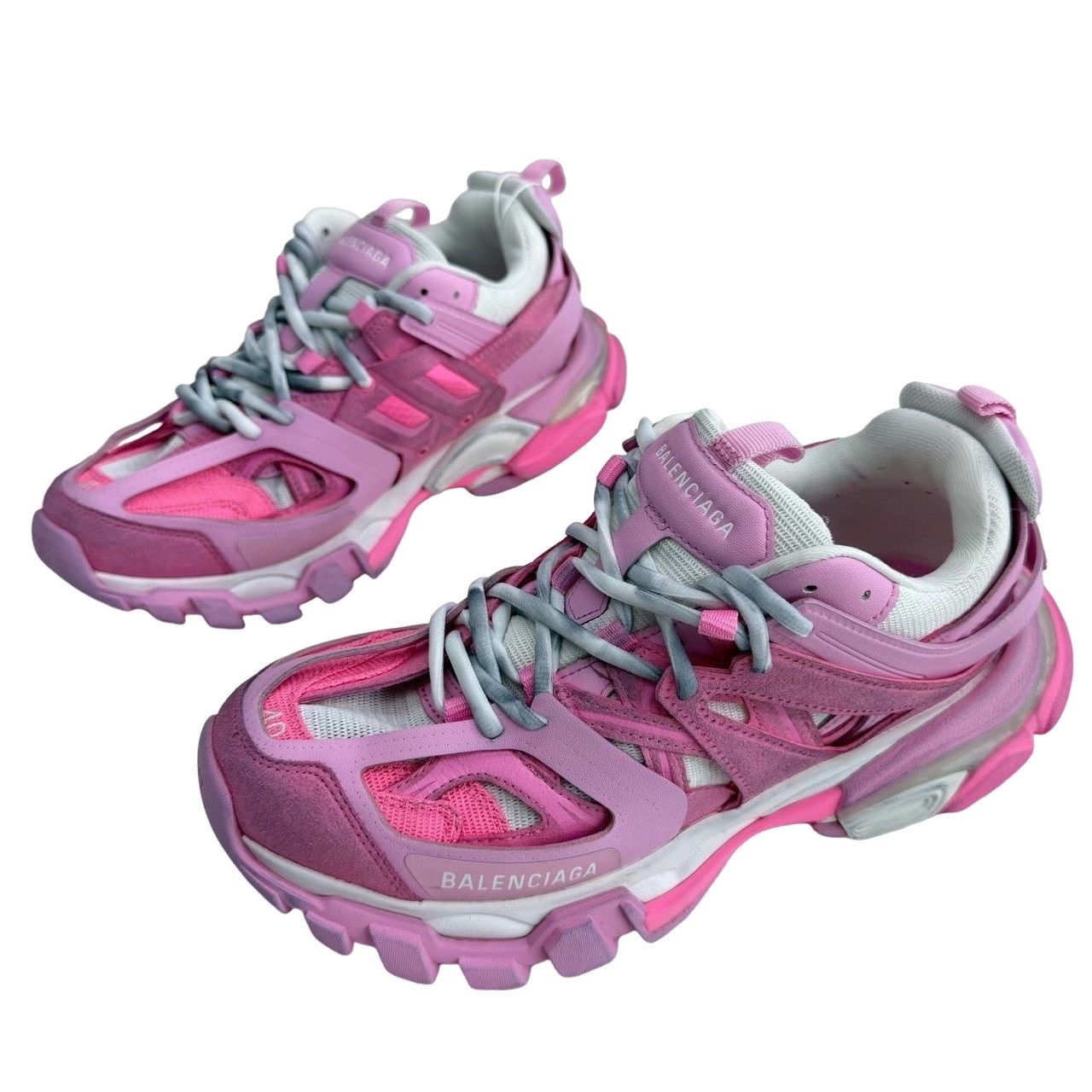 Balenciaga Balenciaga Pink Track Sneakers Size US 7 / EU 40 Size US 7 / EU 40 - 1 Thumbnail
