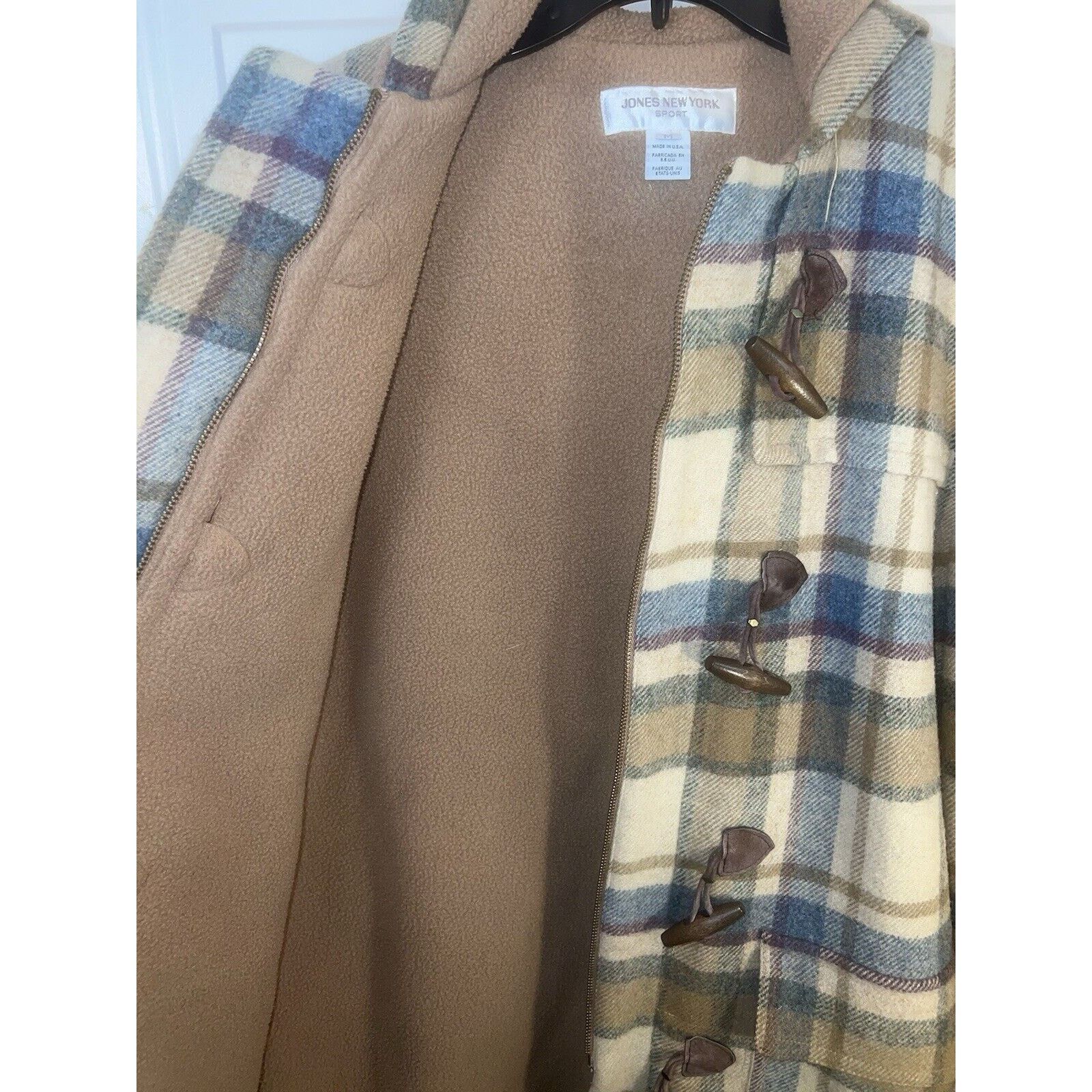 Jones New York Vintage Jones New York Plaid Wool Fleece Lined Womens Medium Size M / US 6-8 / IT 42-44 - 12 Thumbnail