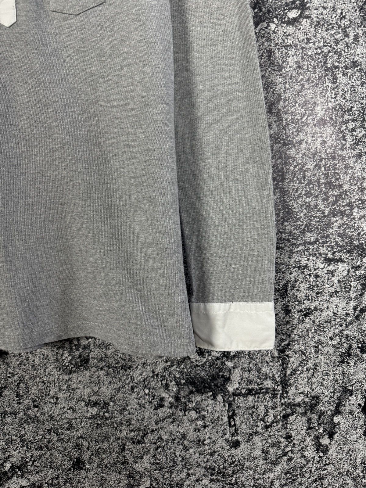 Lacoste Women’s Lacoste Long Sleeve Polo Shirt Gray Top Size 46 Size L / US 10 / IT 46 - 5 Thumbnail