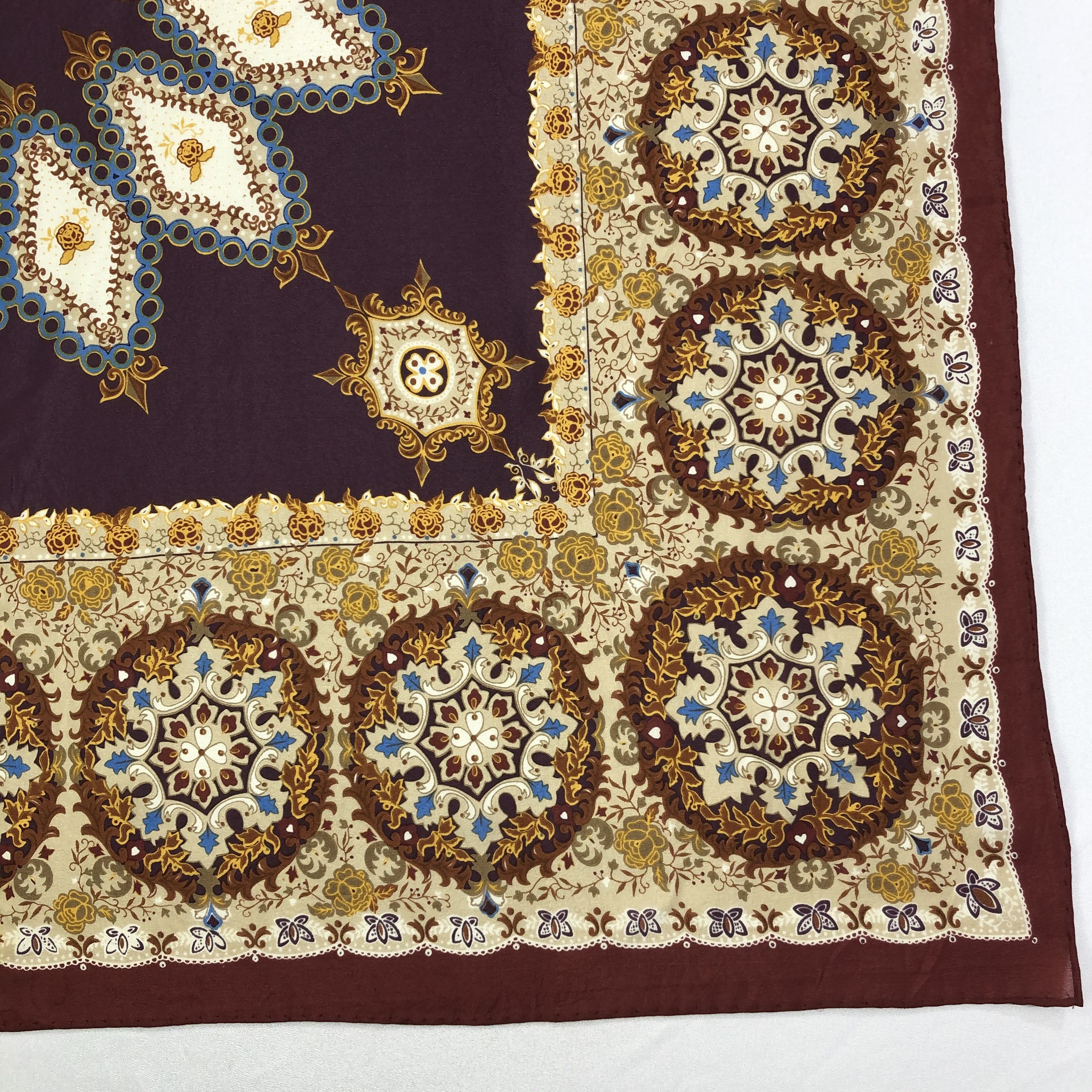 Vintage Vintage Silk Scarf Size ONE SIZE - 3 Thumbnail