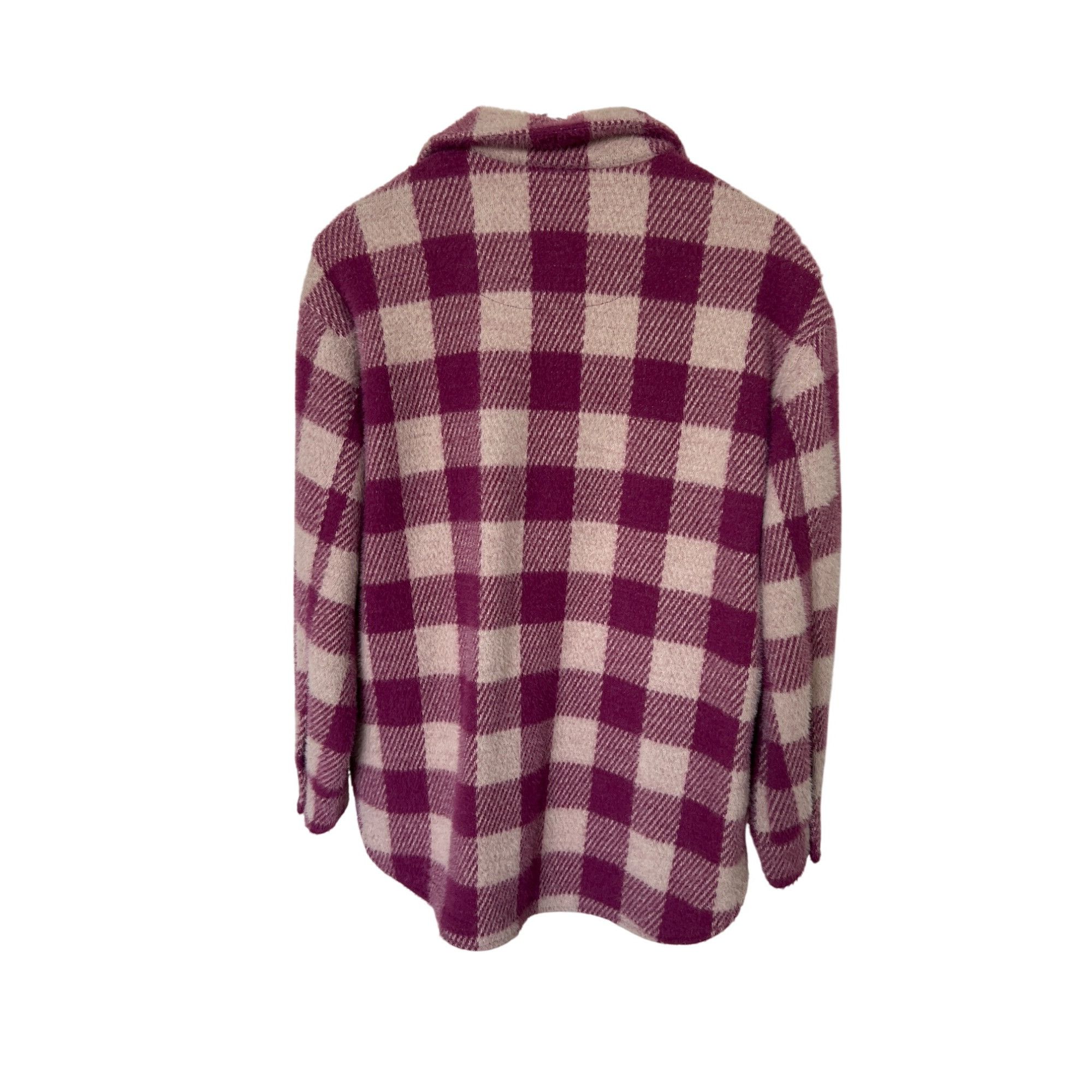 Z Supply Z Supply Plaid Check Tucker Super Soft & Cozy Berry Color Ja Size S / US 4 / IT 40 - 6 Thumbnail