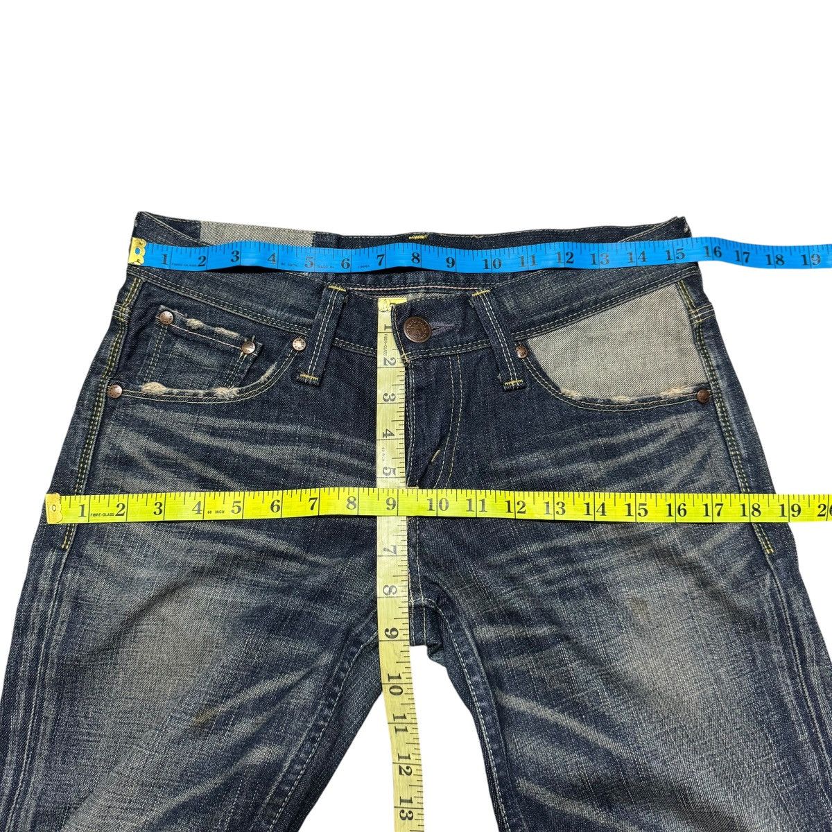 Levi's Vintage Levis Super Flare Jeans Low Rise Size 29" - 15 Thumbnail