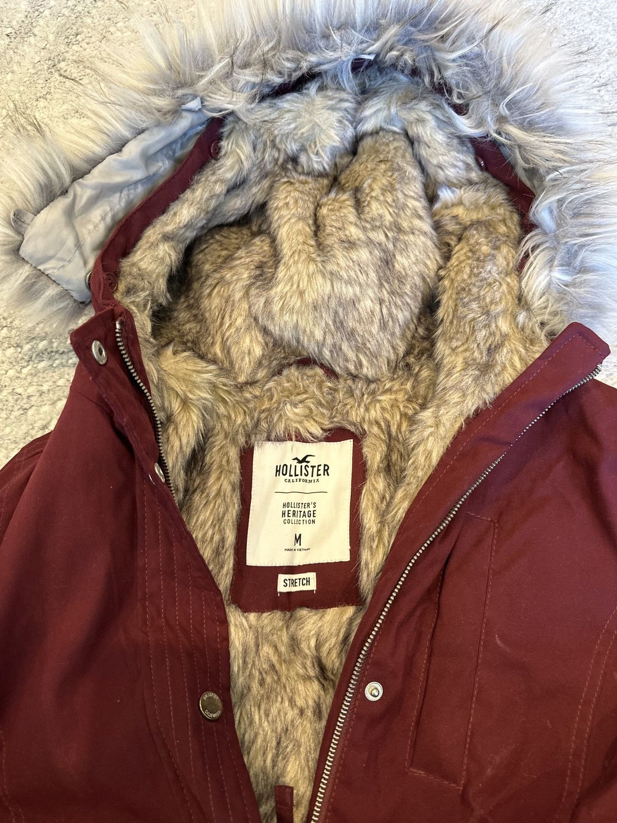 Hollister Burgundy Hollister Coat Size M / US 6-8 / IT 42-44 - 2 Thumbnail