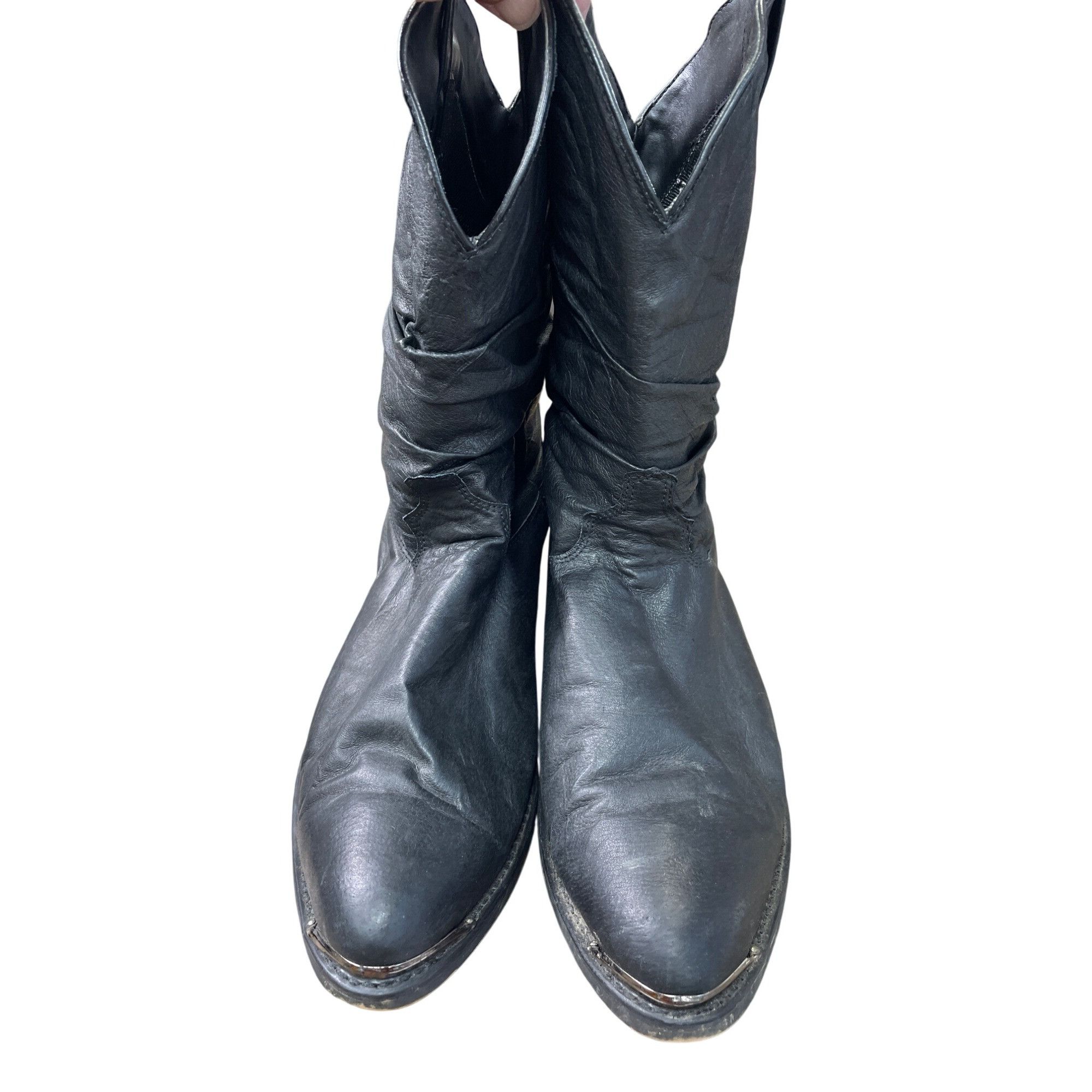 Other Dingo Mens Black Leather Mid-Calf Western Boots Size 13E SKU Size US 13 / EU 46 - 18 Thumbnail