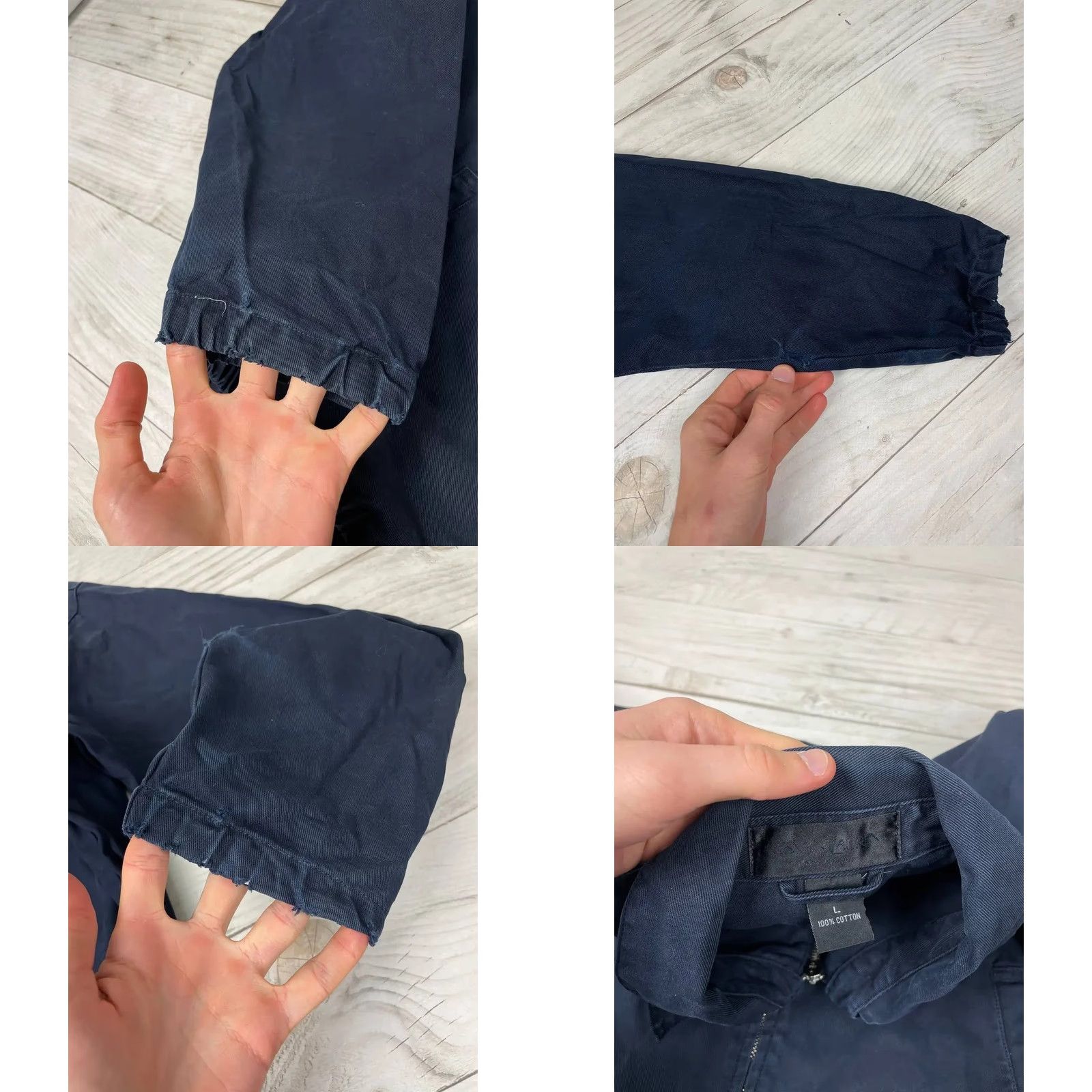 Yves Saint Laurent VINTAGE Yves Saint Laurent YSL Denim Bomber Jacket Men Size L Blue 90s Size US L / EU 52-54 / 3 - 8 Thumbnail