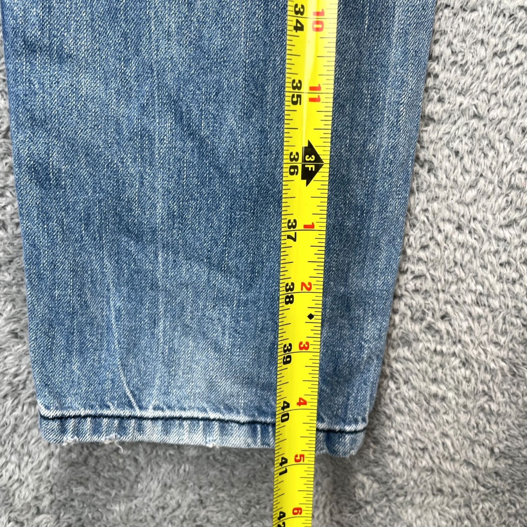 Diesel Diesel Jeans Mens 27x32 Blue Belther Regular Slim Tapered Denim 5-Pocket City Casual Mens Jeans Blue Size US 27 - 7 Thumbnail