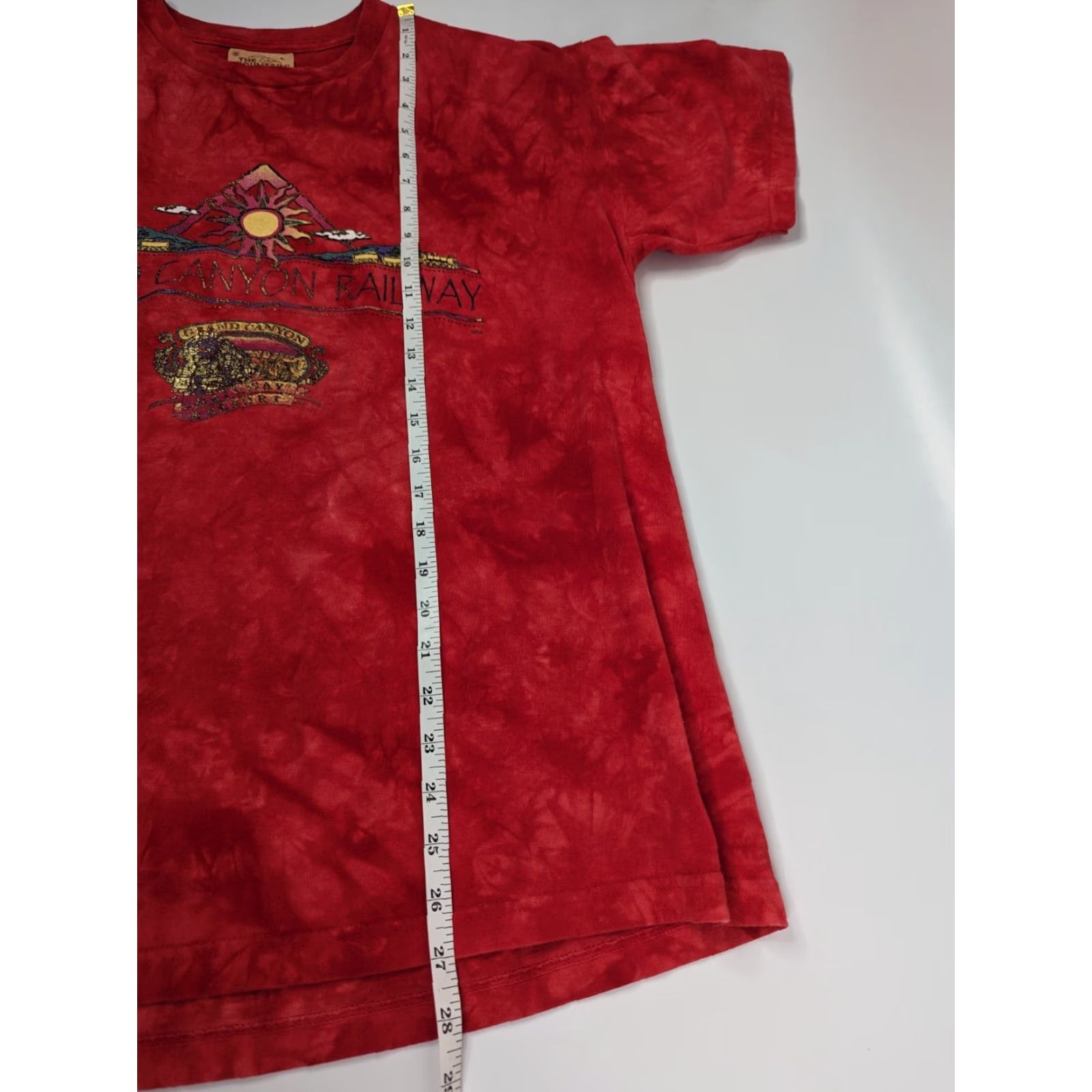 The Mountain VINTAGE The Mountain Grand Canyon Railway & Resort Arizona USA Red Tie-Dye Shirt Men's L Size US L / EU 52-54 / 3 - 4 Thumbnail