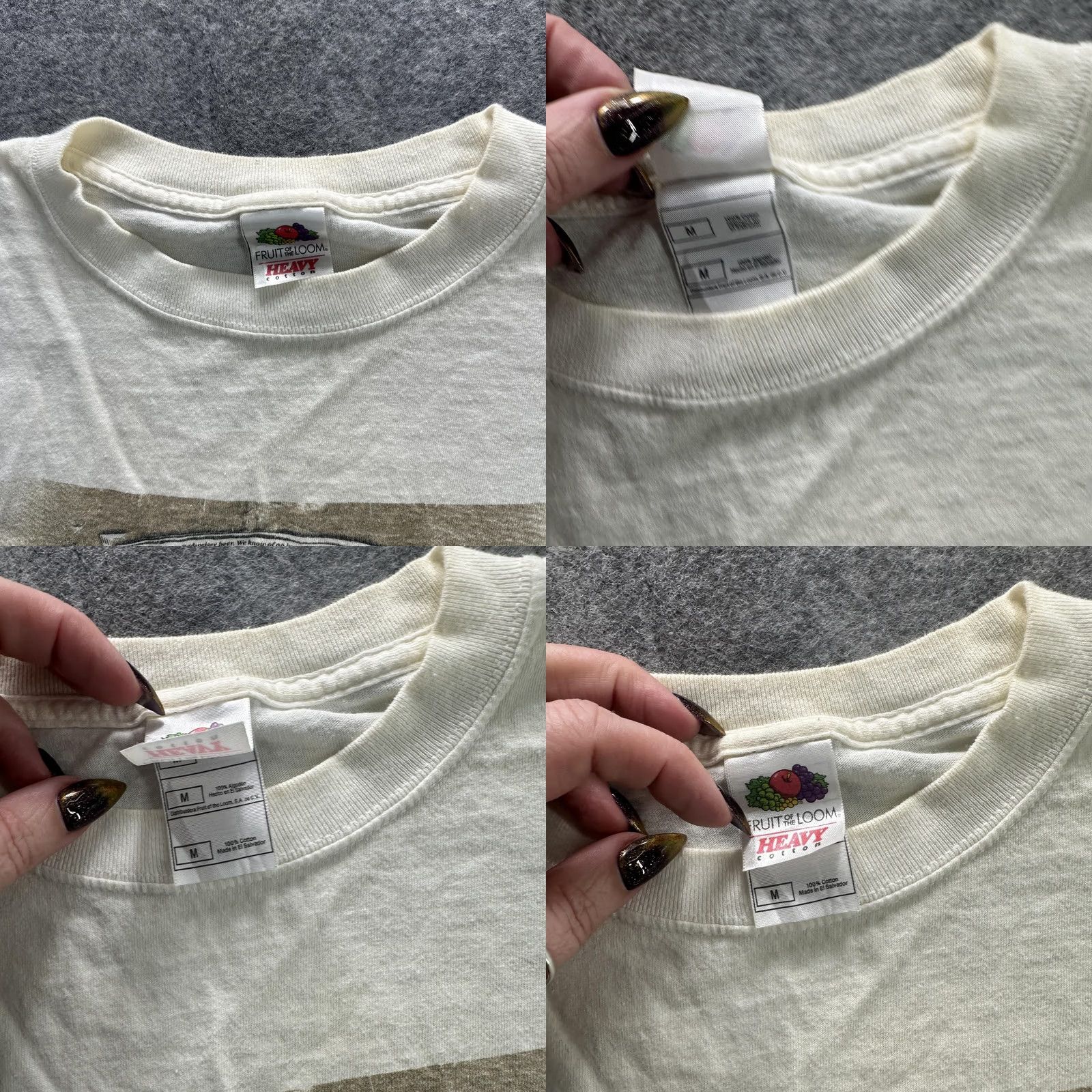 Fruit Of The Loom Budweiser Shirt Mens Medium White Graphic Print T Shirt Crew Neck Short Sleeve Cotton Size US M / EU 48-50 / 2 - 8 Thumbnail