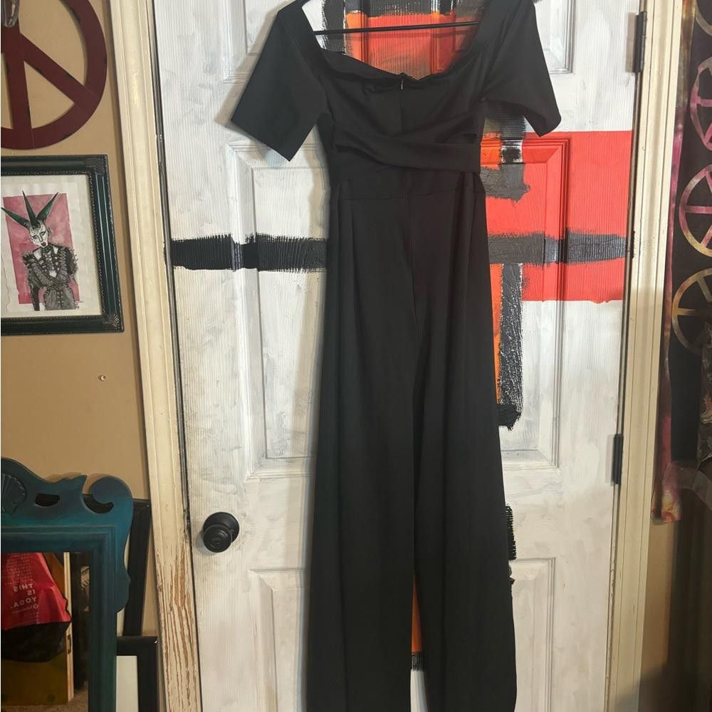 Designer Medium black jumpsuit Size 32" / US 10 / IT 46 - 5 Thumbnail