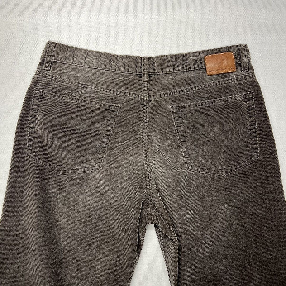 Gap × Vintage Gap Pants Brown Corduroy Relaxed Boot Fit Baggy Grunge Size US 34 / EU 50 - 8 Thumbnail