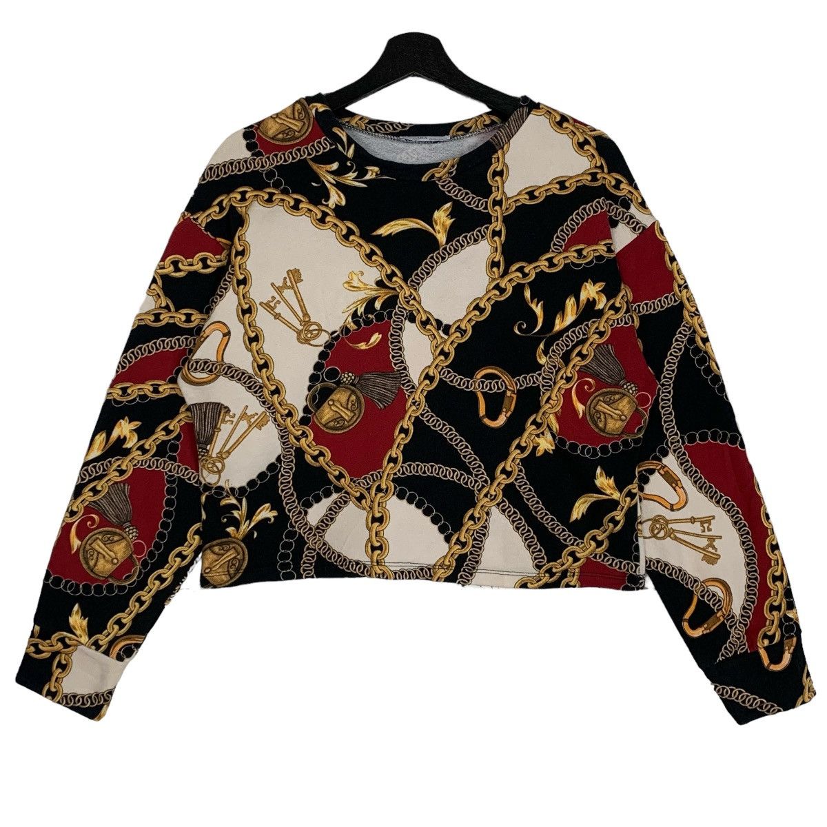 Japanese Brand Zara fashion Casual wear streetwear crop top sweatshirt Size S / US 4 / IT 40 - 1 Thumbnail