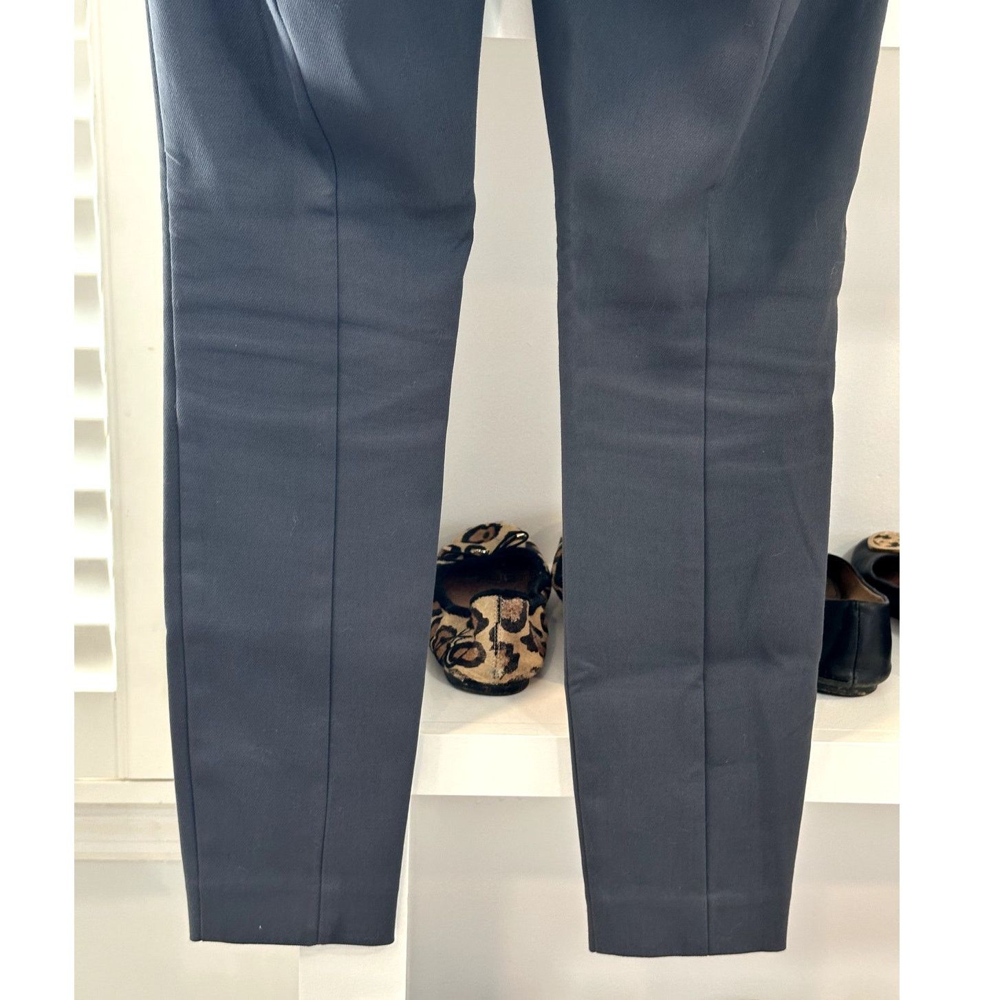 Loft Ann Taylor Loft Marisa Charcoal Gray Straight Pants 2P Size 26" / US 2 / IT 38 - 6 Thumbnail