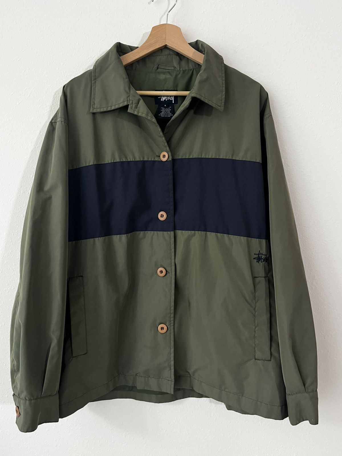 Stussy Vintage Stussy Button Down Jacket Size L Size US L / EU 52-54 / 3 - 2 Thumbnail