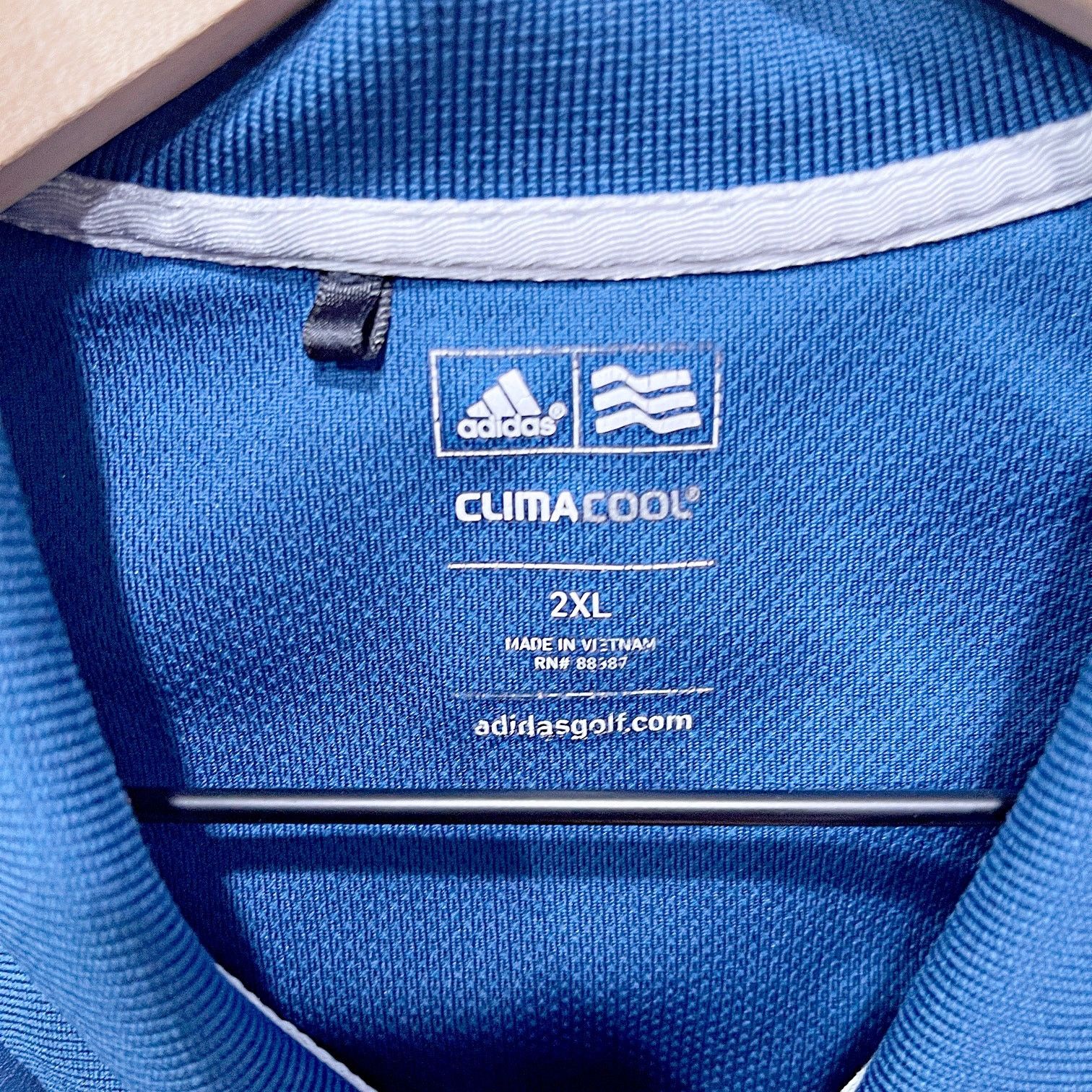 Adidas Adidas Country Club Golf Polo Shirt Blue Mens XXL Size US XXL / EU 58 / 5 - 6 Thumbnail