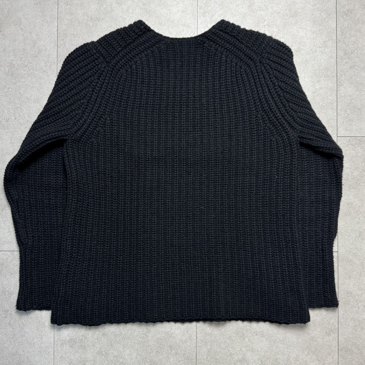 Comme des Garcons Homme Plus Comme des Garcons Homme Plus Black Sweater Size US M / EU 48-50 / 2 - 2 Thumbnail