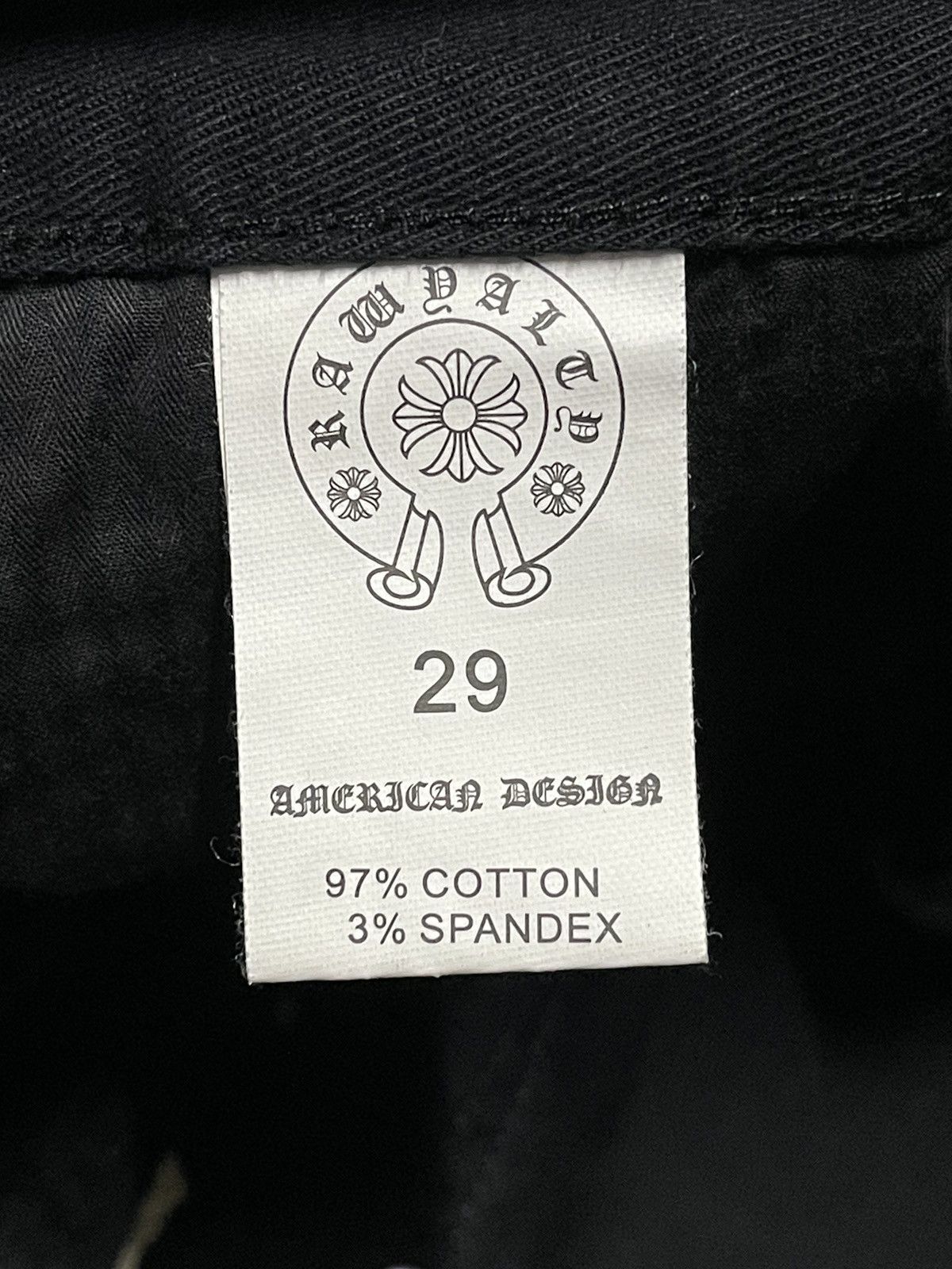 Designer × Jean Jeans American wolf Graphic Design Rare Size US 29 - 12 Thumbnail