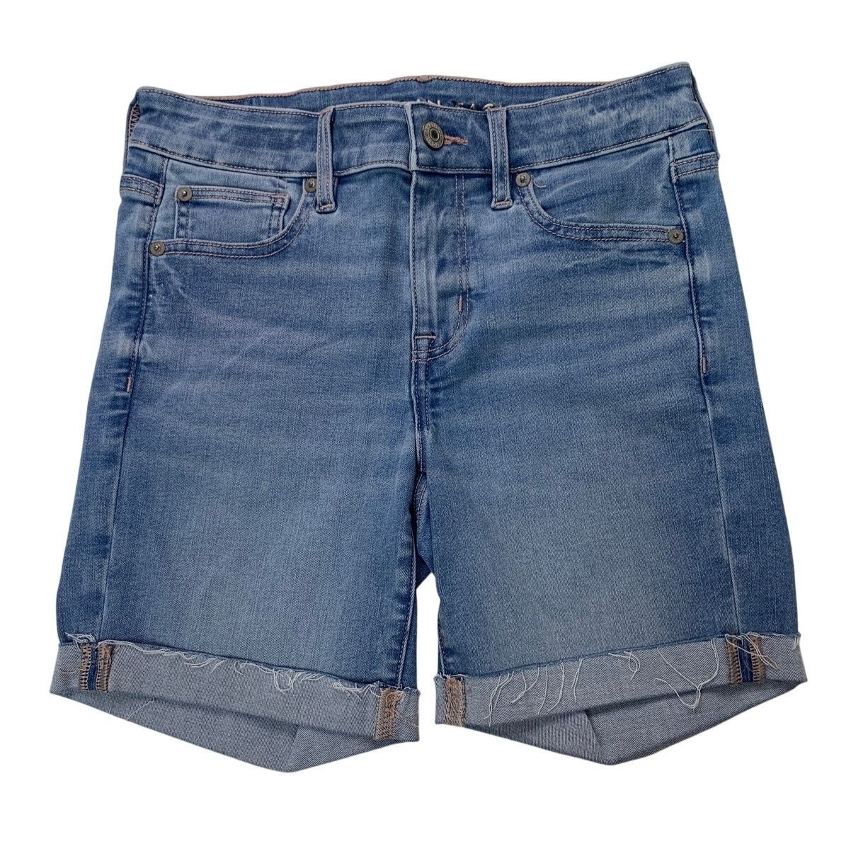 American Eagle Outfitters New American Eagle Womens Size 4 Skinny Bermuda Jorts Denim Size 27" / US 4 / IT 40 - 1 Thumbnail