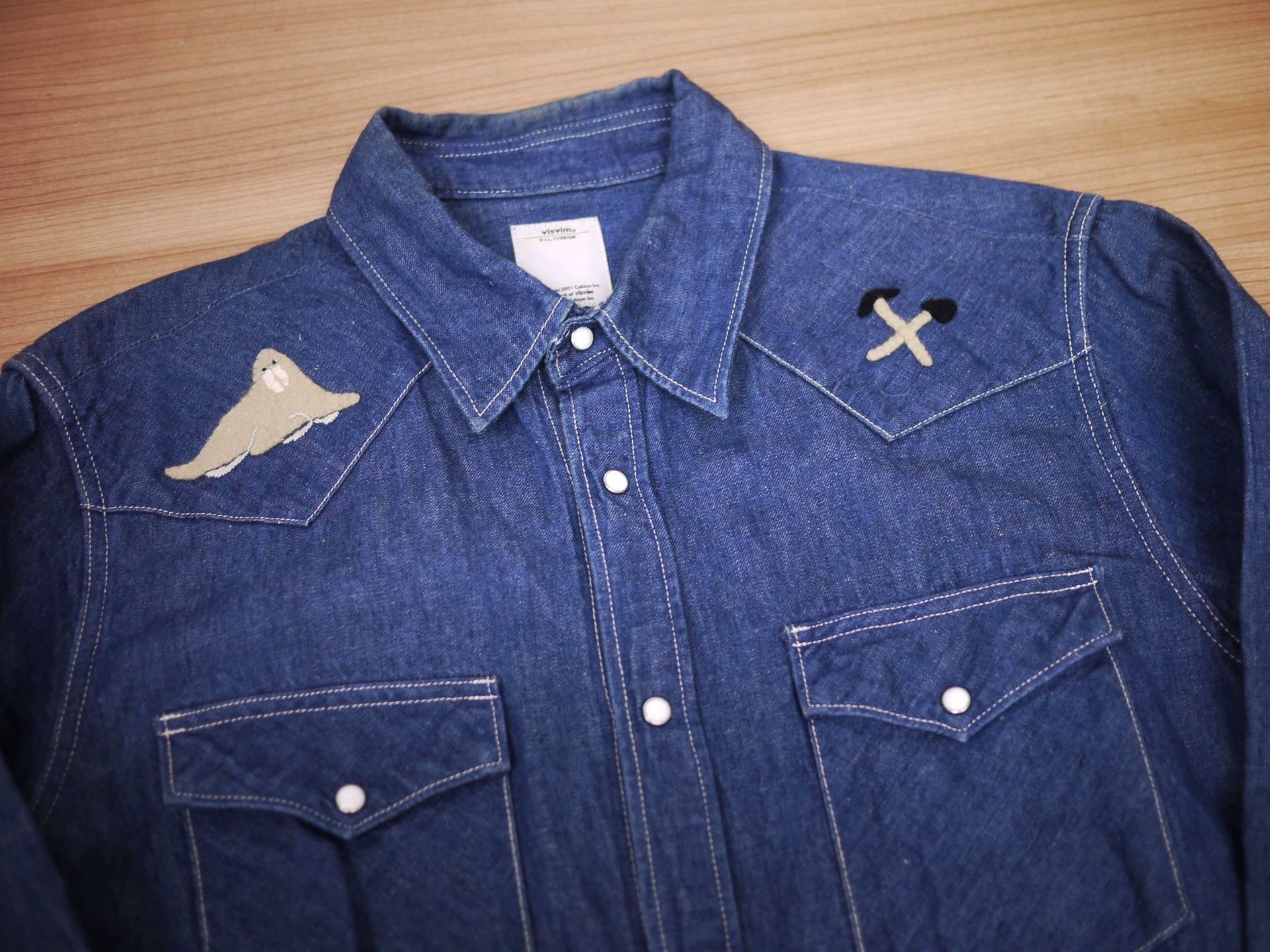 Visvim Visvim Social Sculpture OneWash Shirt 3 Size US L / EU 52-54 / 3 - 3 Thumbnail