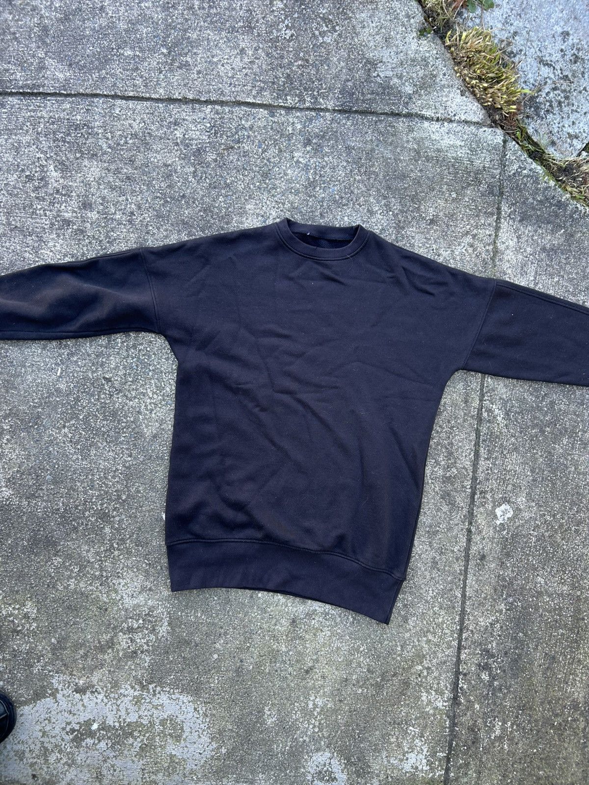 Hanes Black Heavyweight Crewneck Sweater Size US L / EU 52-54 / 3 - 2 Thumbnail