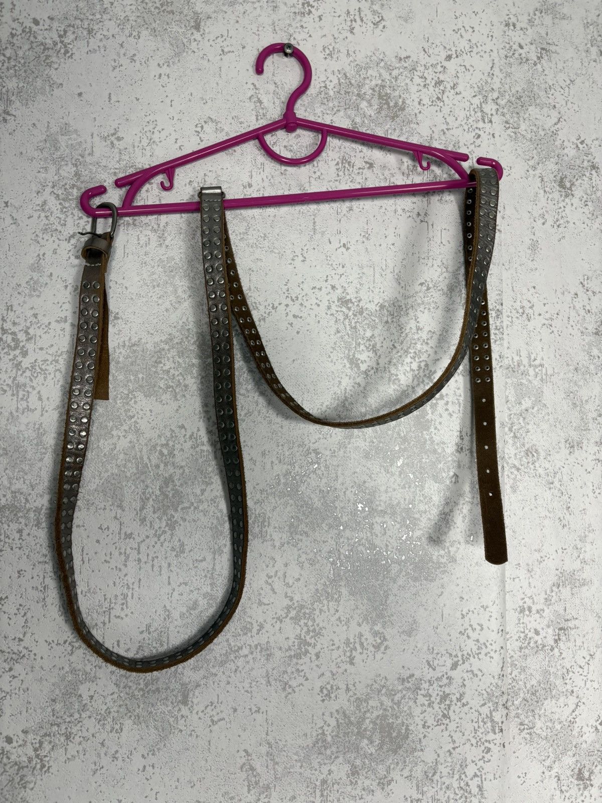 Zadig & Voltaire Zadig & Voltaire Studded Leather Wrap Belt Brown T2 Archive Size ONE SIZE - 9 Thumbnail