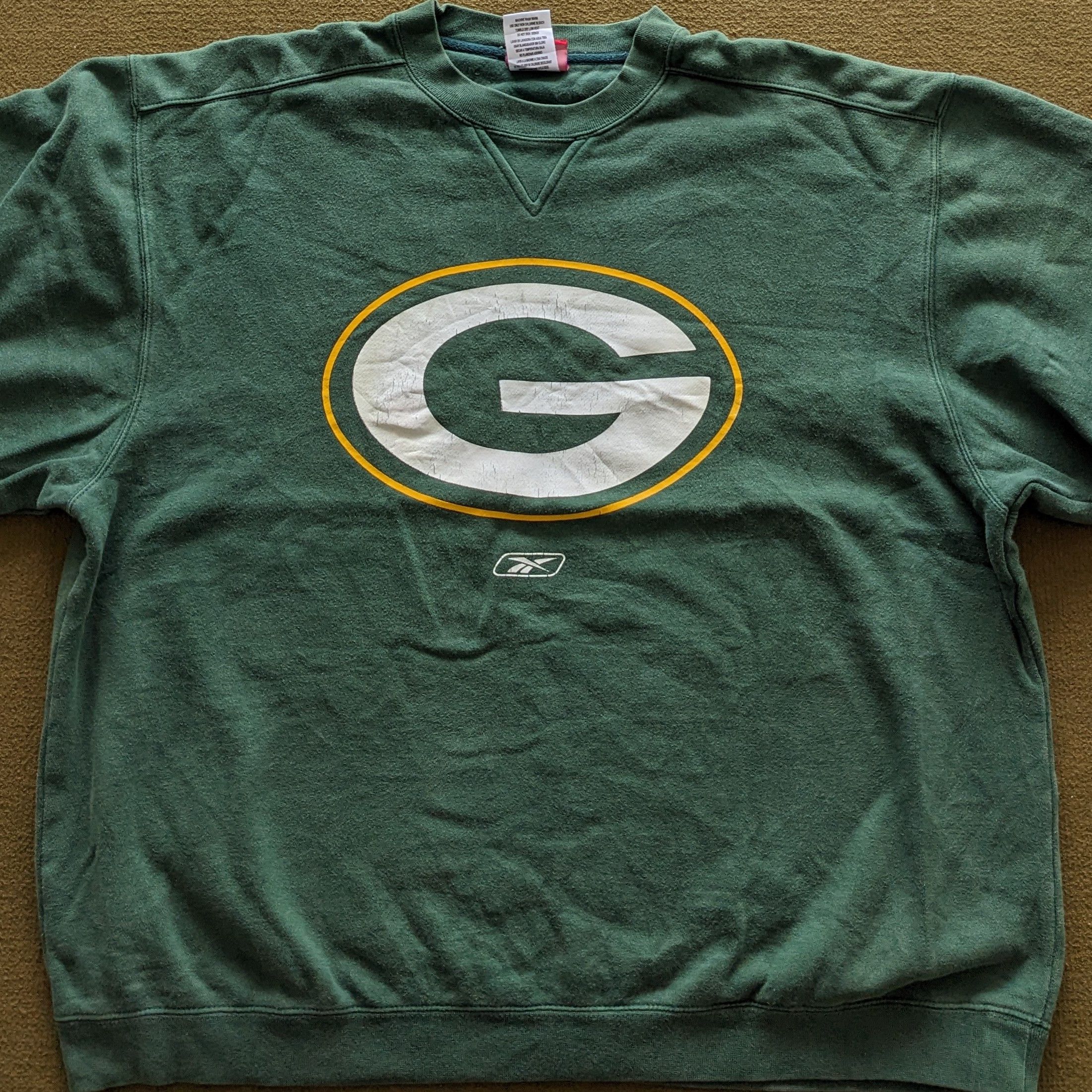 Vintage Vintage GREEN BAY PACKERS Reebok Sweatshirt Size US XL / EU 56 / 4 - 2 Thumbnail