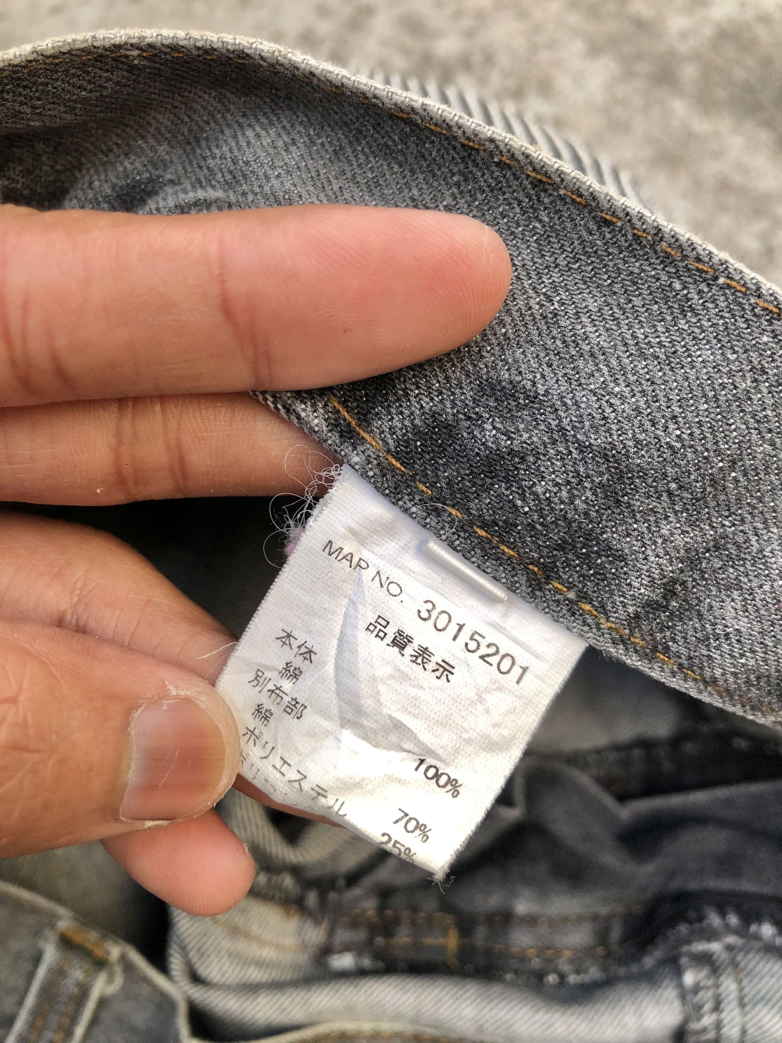 Japanese Brand AMORE PURO DOUBLE WAIST DENIM Size US 35 - 3 Thumbnail