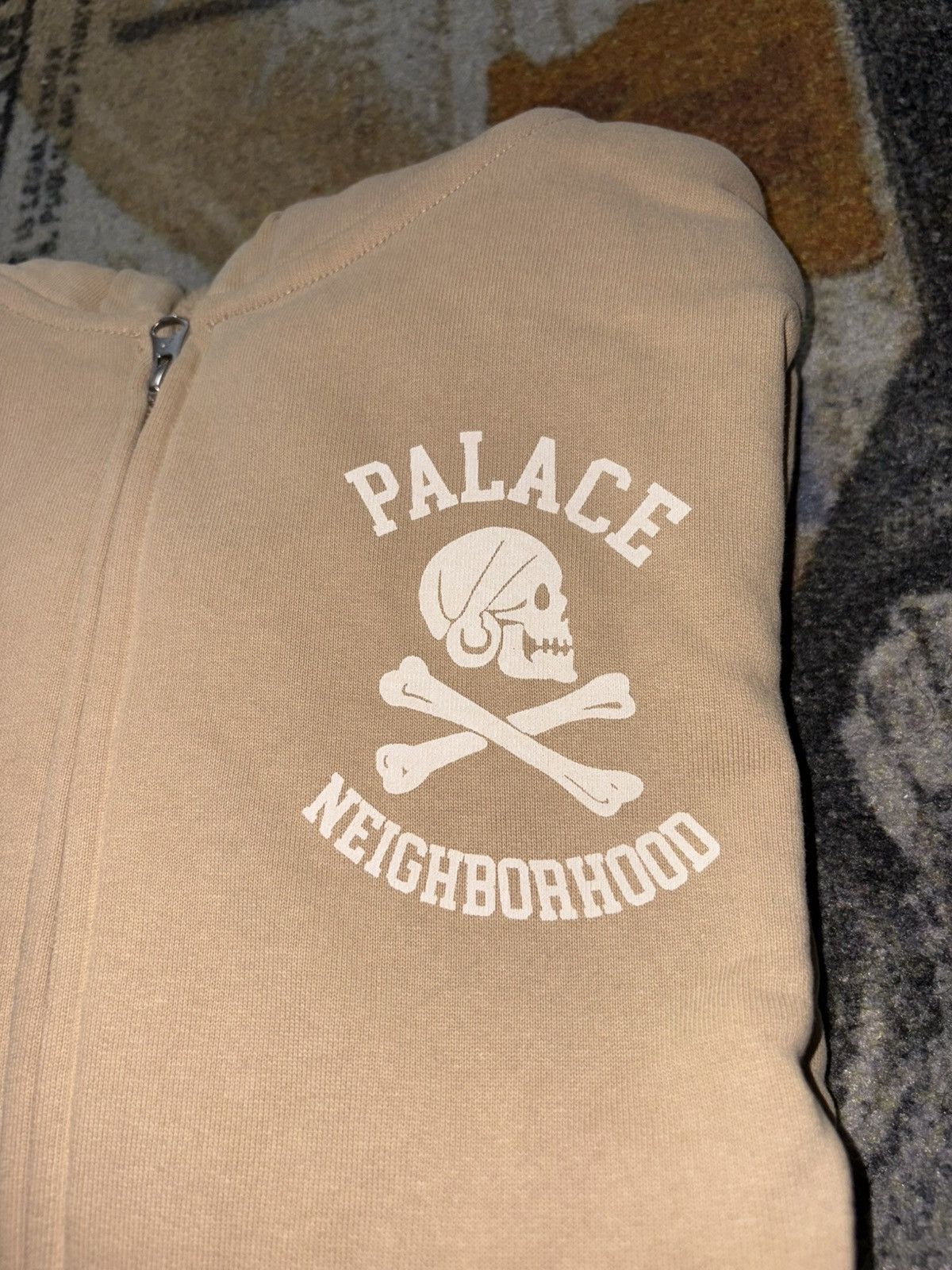 Palace Palace x Neighborhood Skull Zip Hoodie Size US M / EU 48-50 / 2 - 3 Thumbnail
