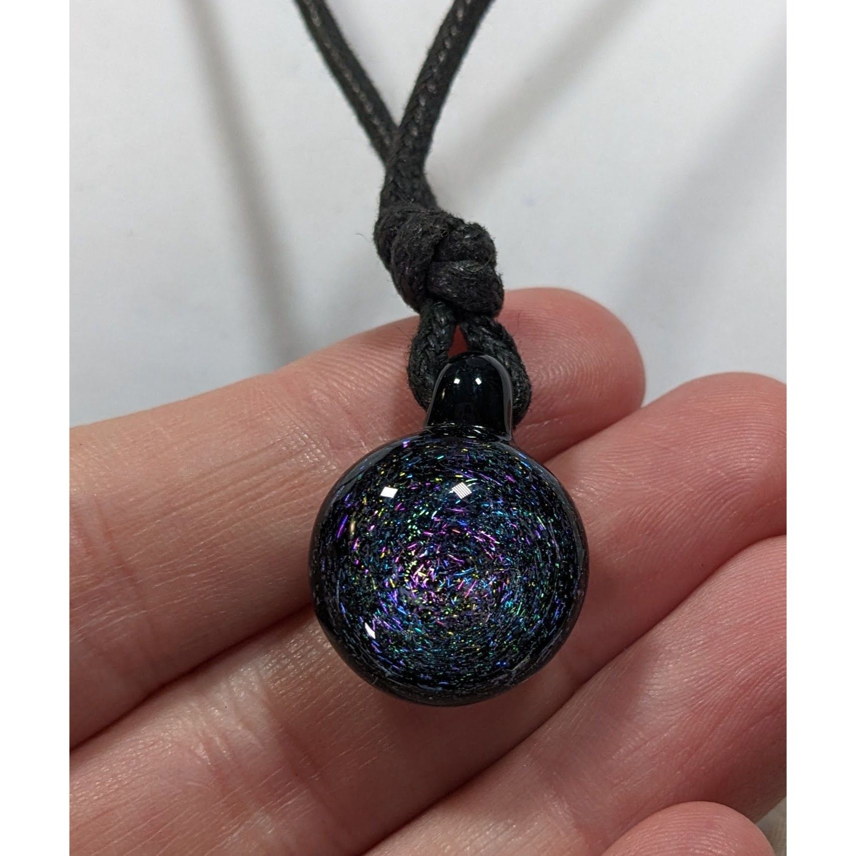 Other Whimsical Galaxy Dichroic Glass Pendant Necklace Size ONE SIZE - 6 Thumbnail