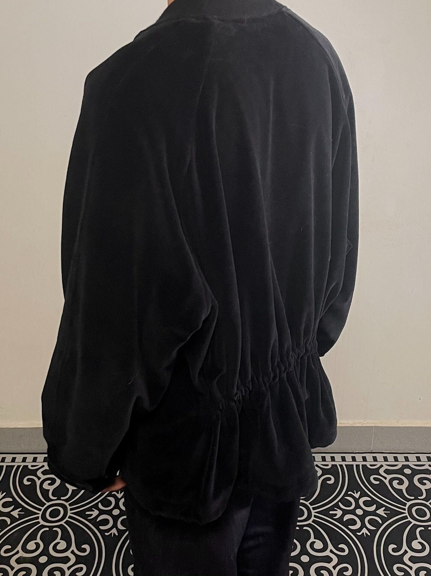 Ann Demeulemeester velvet oversized pilot jacket by Ann Demeulemeester Size S / US 4 / IT 40 - 1 Thumbnail