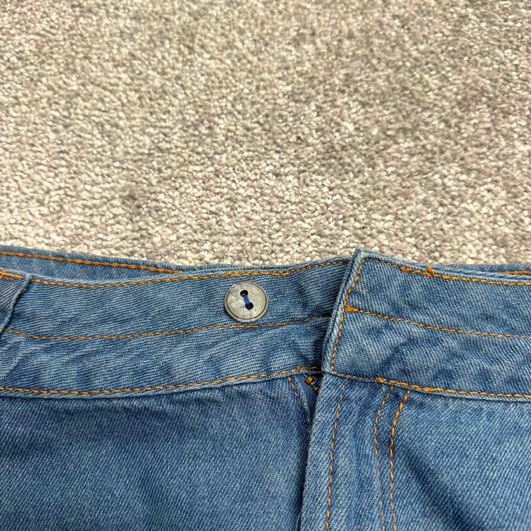 Vintage Woman Within Denim Jeans Womens 18WP Blue Straight Casual NWOT 38x28 Size 40" / US 18 - 4 Thumbnail