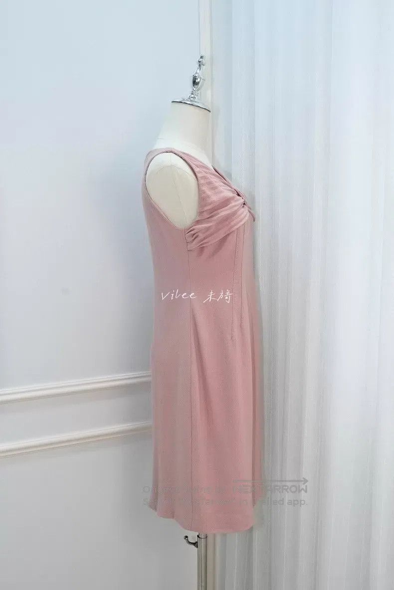 Valentino Valentino Pleated twisted sleeveless dress Size S / US 4 / IT 40 - 4 Thumbnail