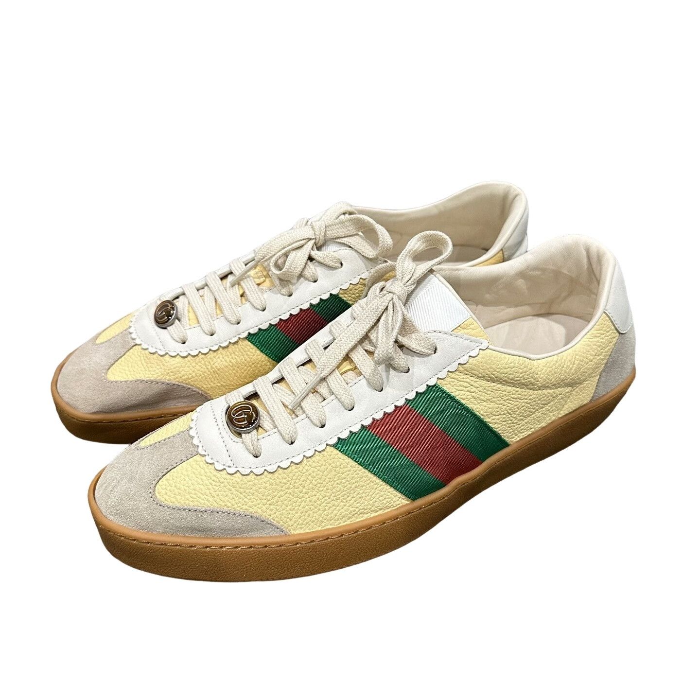 Gucci Gucci Bee G74 Web Low-Top Sneakers 43 Size US 10 / EU 43 - 1 Thumbnail