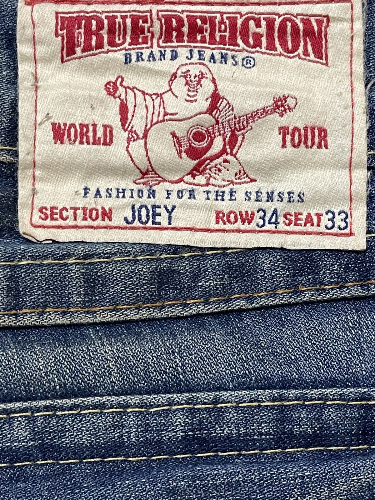 True Religion Vintage Usa True Religion Mud Wash Distress Spiral Leg Baggy Size US 38 / EU 54 - 9 Thumbnail