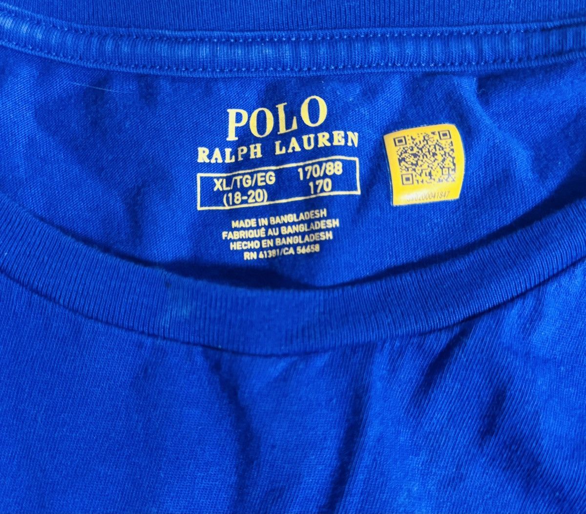 Polo Ralph Lauren Blue Polo Ralph Lauren t shirt Size US XL / EU 56 / 4 - 2 Thumbnail