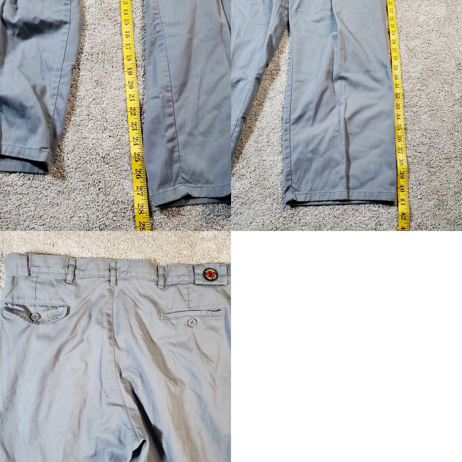 Vintage VINTAGE 80s BonJour Sports Club Pants Khakis Men 36 Gray Medium M Size US 36 / EU 52 - 8 Thumbnail