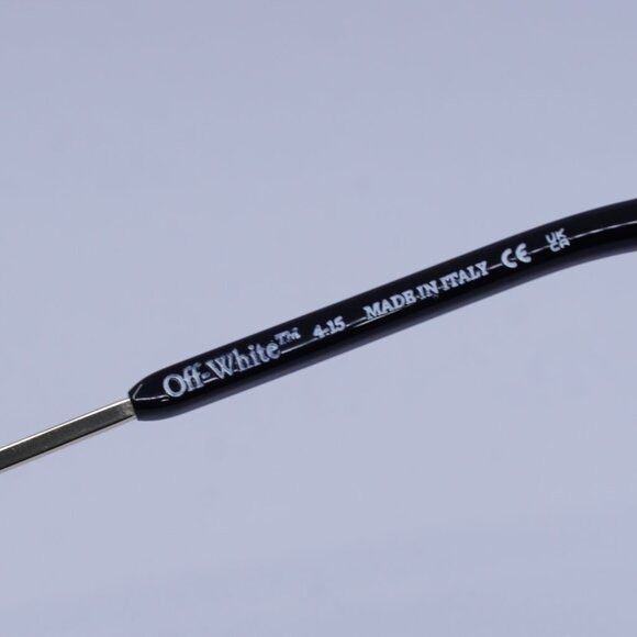 Off-White Off-White OERI13M MIAMI 7652 Sunglasses Gold Oval Frame Size ONE SIZE - 9 Thumbnail