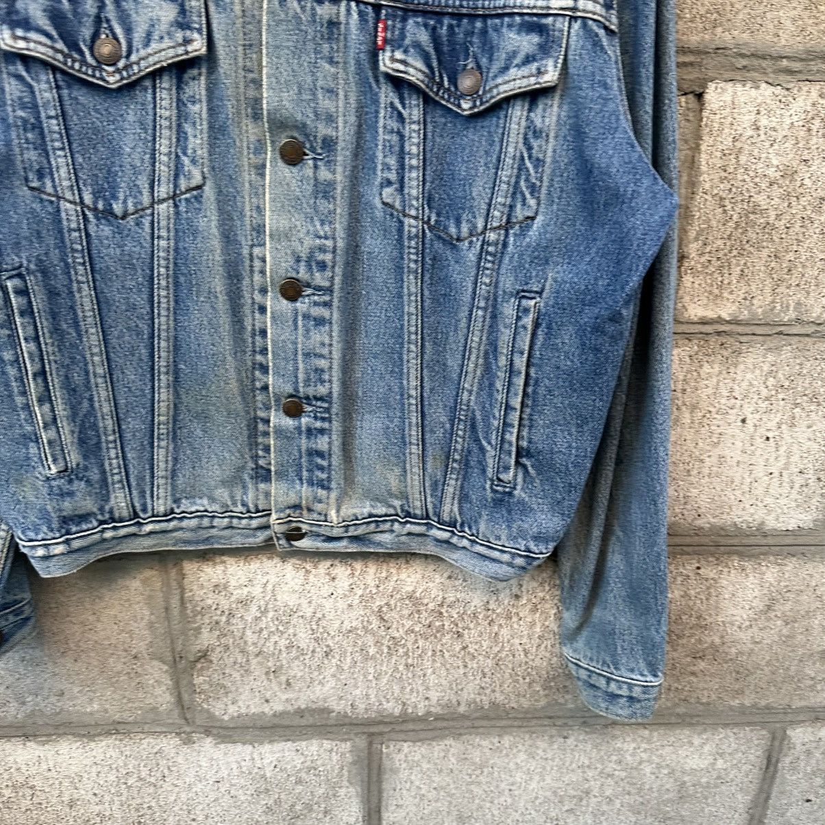 Levi's Vintage Clothing Vintage Levi’s Denim Jacket Size M 90s Y2K USA Crazy Fit Size US M / EU 48-50 / 2 - 4 Thumbnail